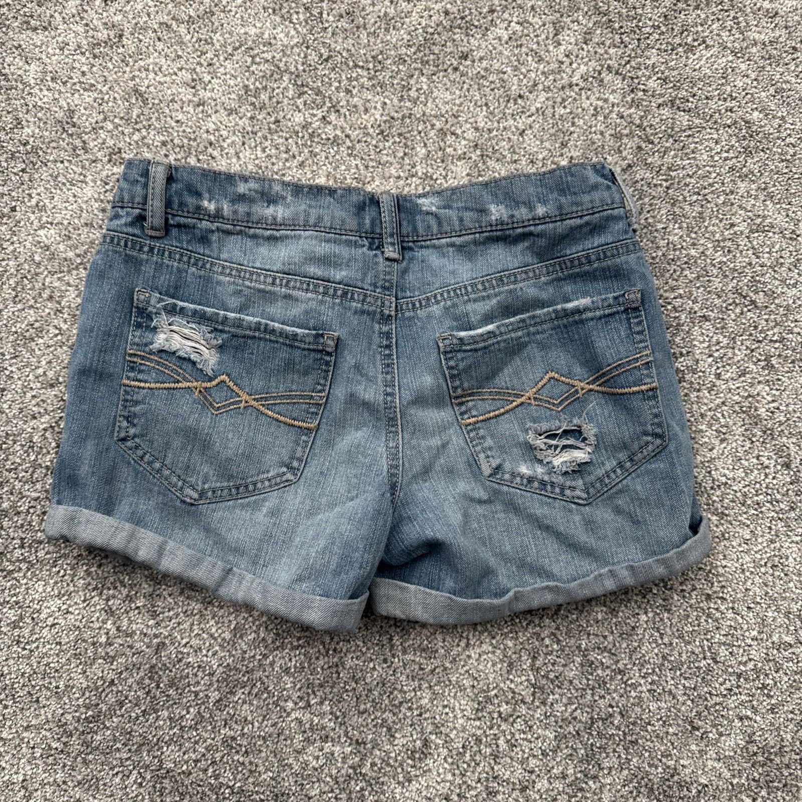 Other Y2K Inspired Short Womens 5 Distressed Ripped Grunge Skater Size 25" / US 0 / IT 36 - 8 Thumbnail