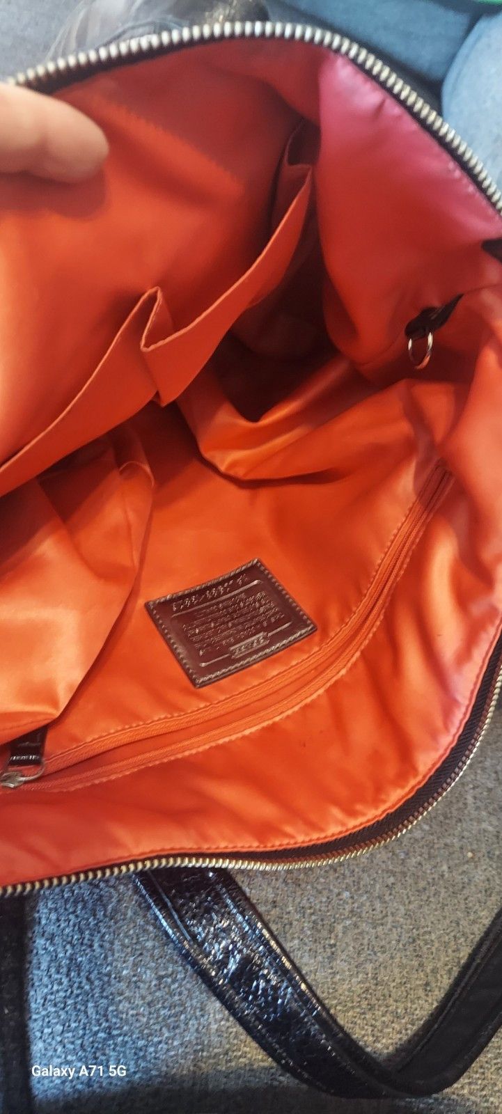 Coach Coach Poppy Op Art Glam Jaquard Shoudler Bag Tote 13826 ~ B Size ONE SIZE - 8 Thumbnail