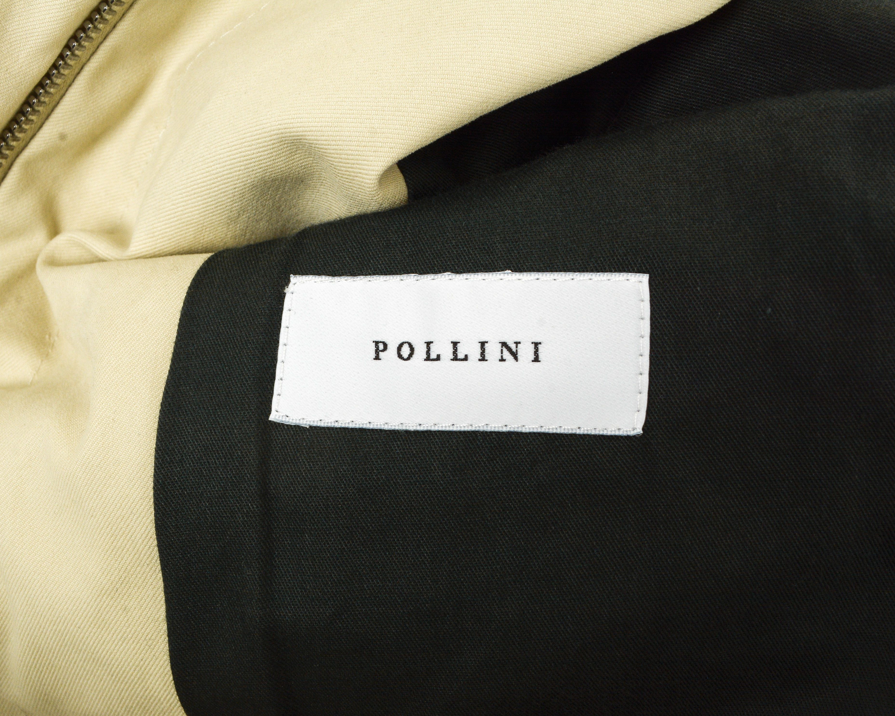 Pollini Cotton Blazer M Beige Women Jacket EU 38 Coat UK 10 US 8 Size M / US 6-8 / IT 42-44 - 4 Thumbnail