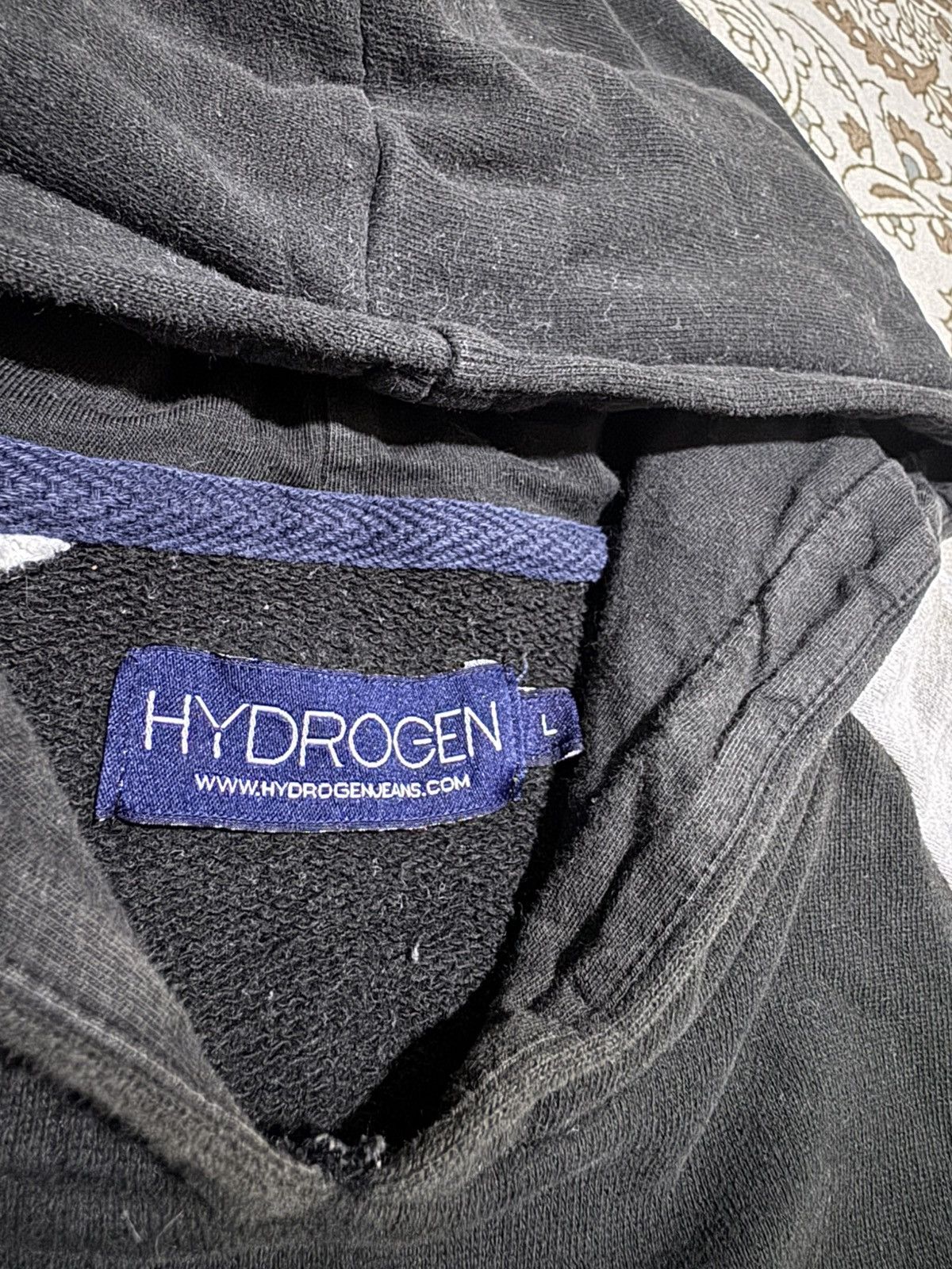 HYDROGEN Skull Hydrogen College Big Logo Punk Hoodie Two Tone Size US L / EU 52-54 / 3 - 4 Thumbnail