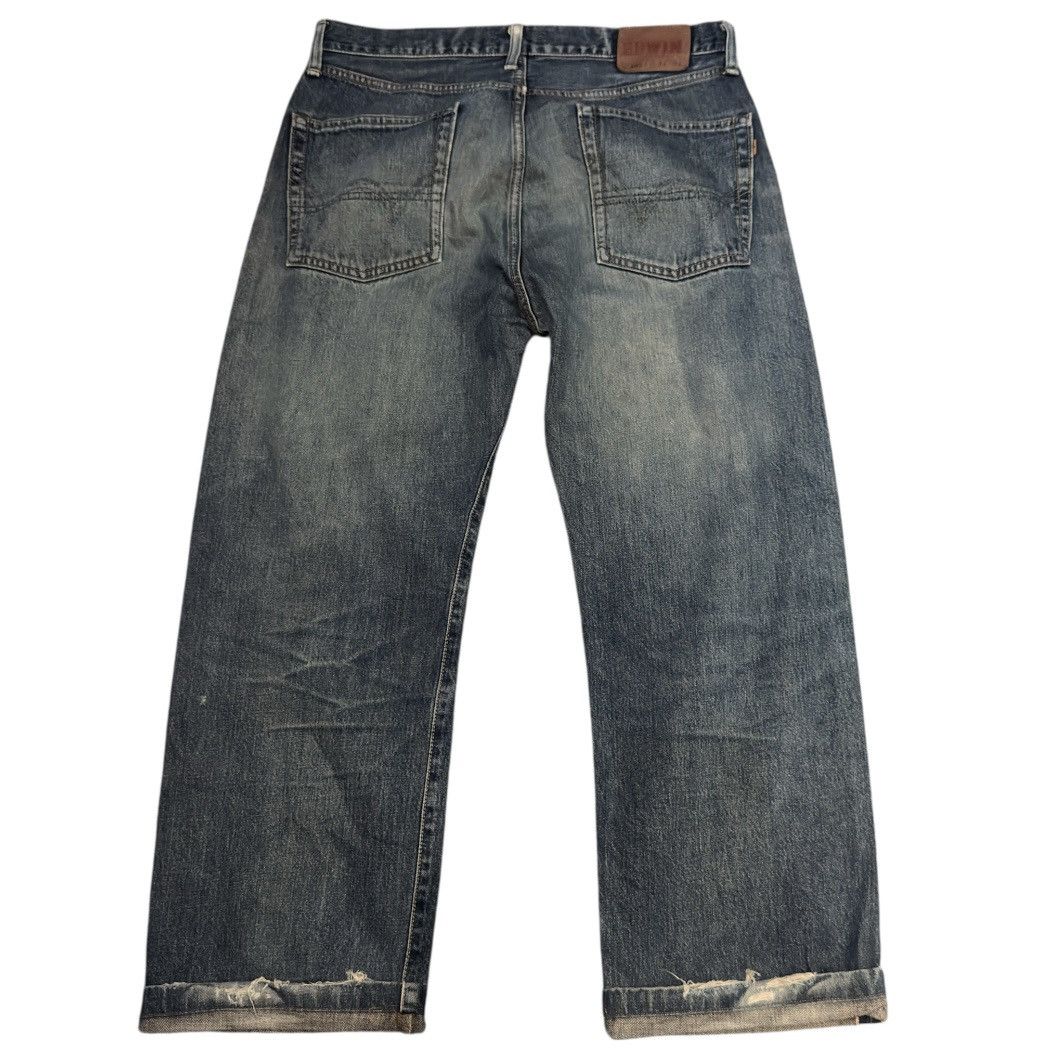 Kapital Vintage Japanese Edwin 505x Selvedge Rusty Dirty Wash Denim Size US 34 / EU 50 - 2 Thumbnail