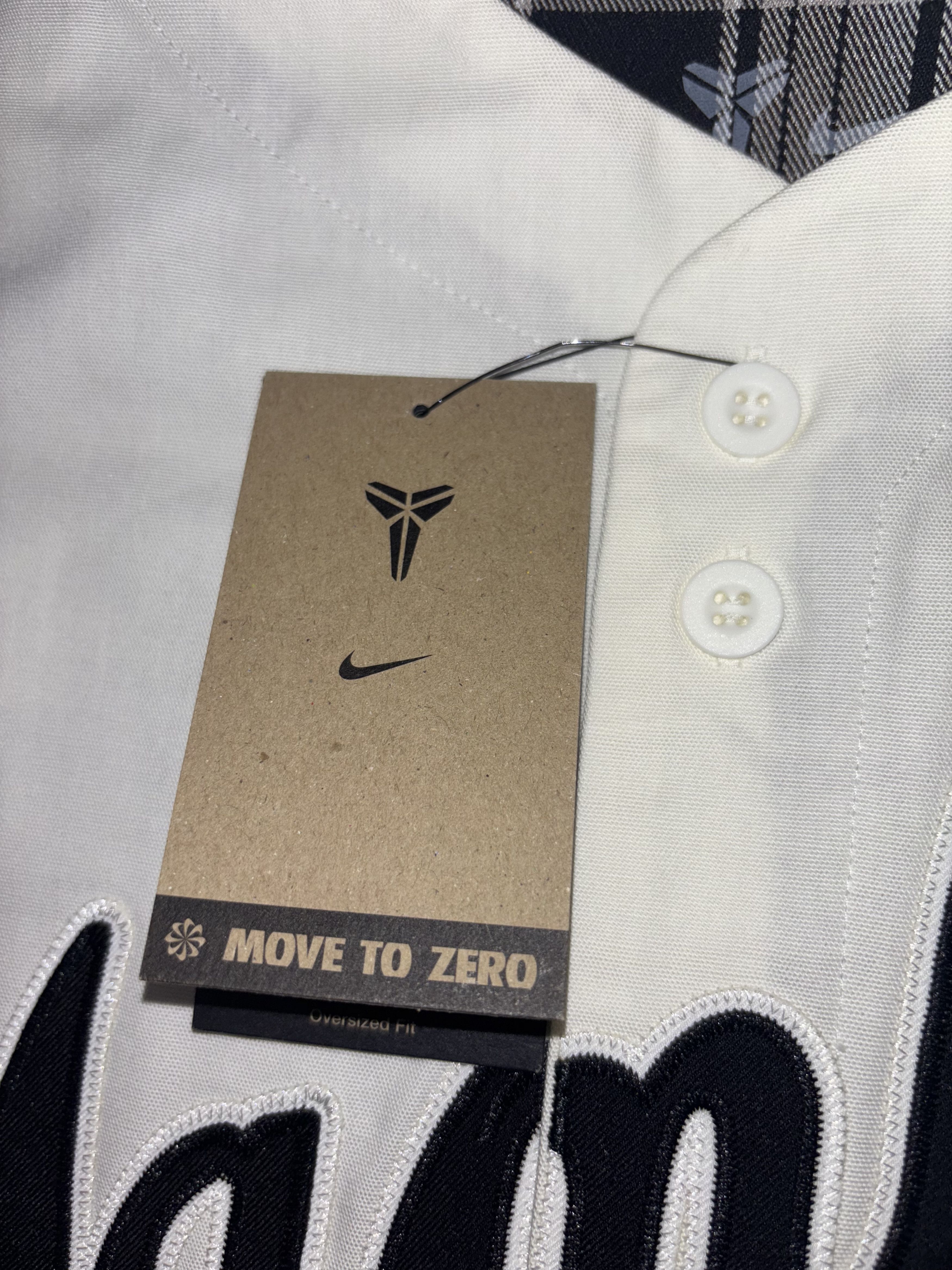 Nike Nike Kobe Bryant Mamba Baseball Jersey White XL IB0007-133 Size US XL / EU 56 / 4 - 7 Thumbnail