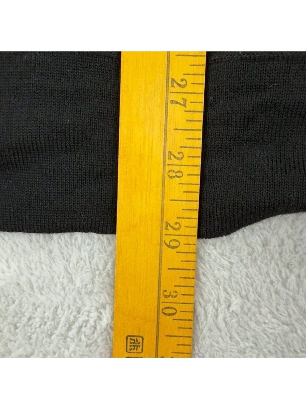 Helmut Lang Helmut Lang Men's Size XL 100% Wool 1/4 Black Zip Up Jacket Size US XL / EU 56 / 4 - 10 Thumbnail