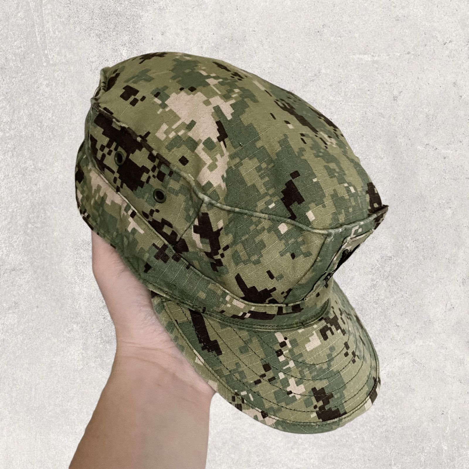 Vintage Vintage Y2K US Marines Digital Camo Hat 7 1/2 Embroidered Size ONE SIZE - 2 Thumbnail