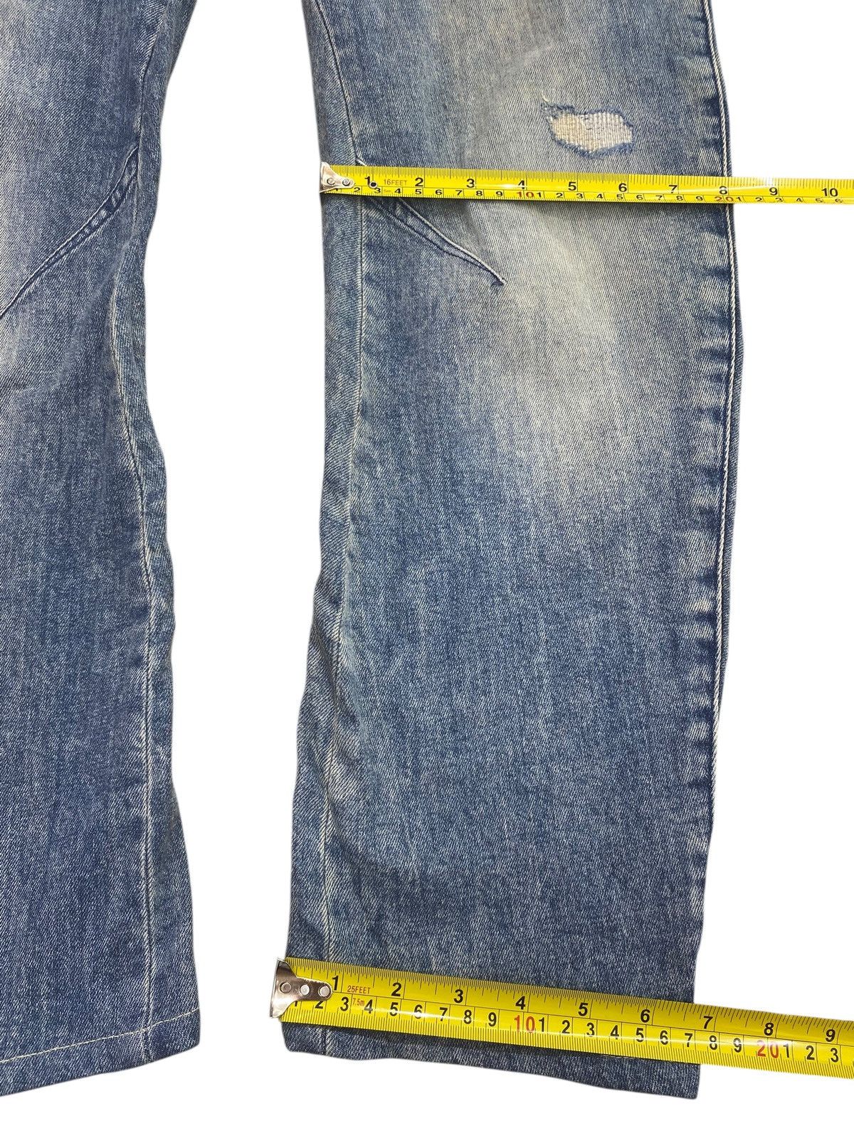 G-Star G-Star Raw Twist Leg Distressed Style Ripped Jeans Size US 32 / EU 48 - 8 Thumbnail