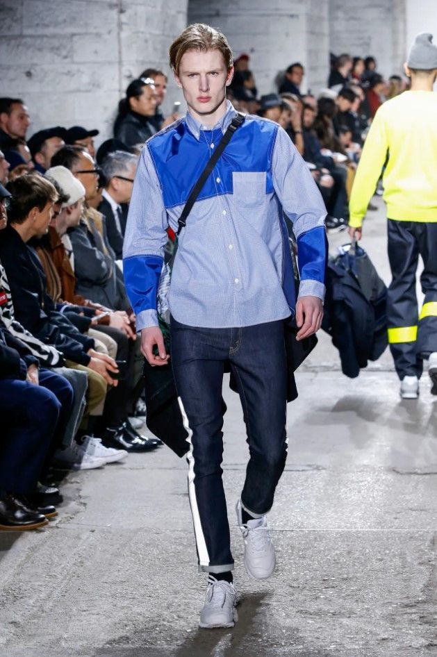 Junya Watanabe Junya Watanabe MAN Reflective Taped Jean - Runway 2018 Size US 32 / EU 48 - 1 Thumbnail
