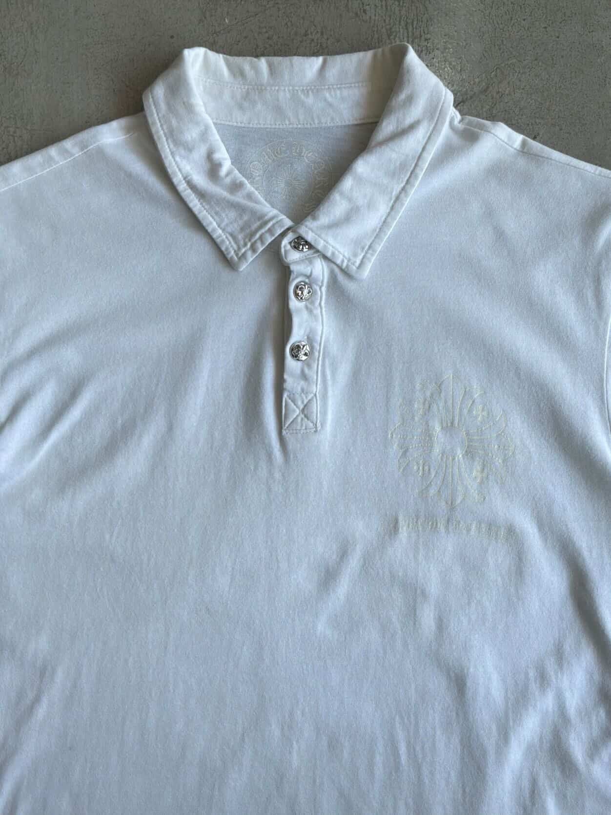 Chrome Hearts 2000s Chrome Hearts - Tonal Cross Polo Shirt Size US M / EU 48-50 / 2 - 1 Thumbnail