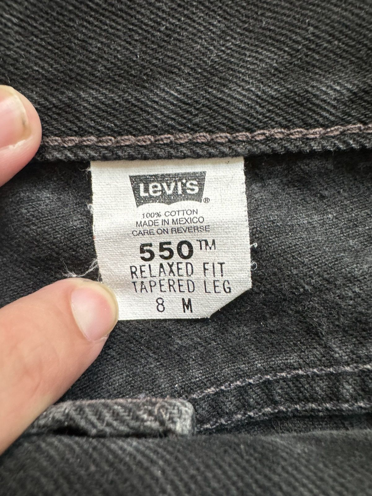 Levi's × Unsound Rags × Vintage Vintage Levi’s 550 00s Size US 28 / EU 44 - 4 Thumbnail