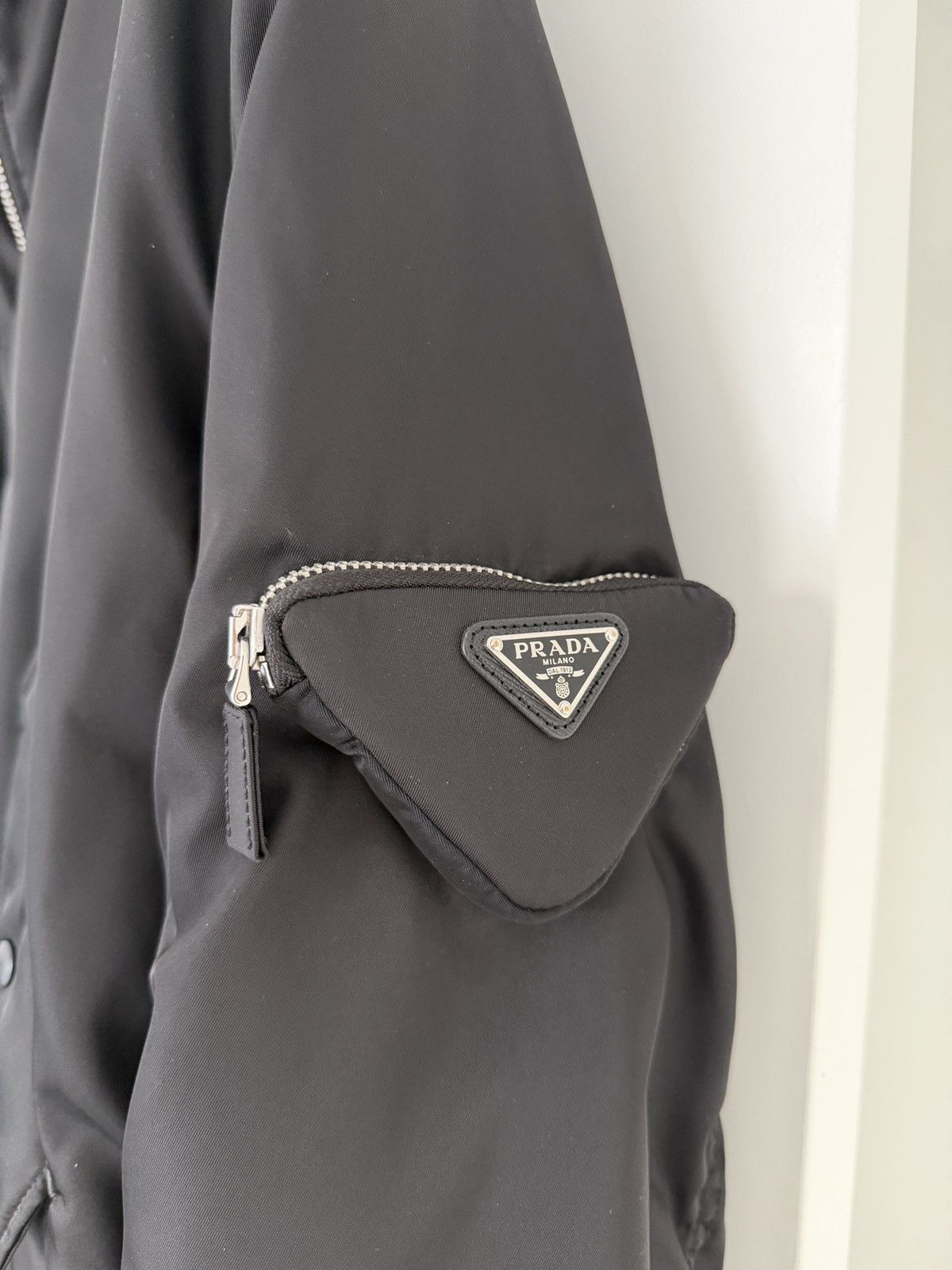 Prada PRADA Padded Re-Nylon Bomber Blouson Jacket Size US S / EU 44-46 / 1 - 5 Thumbnail