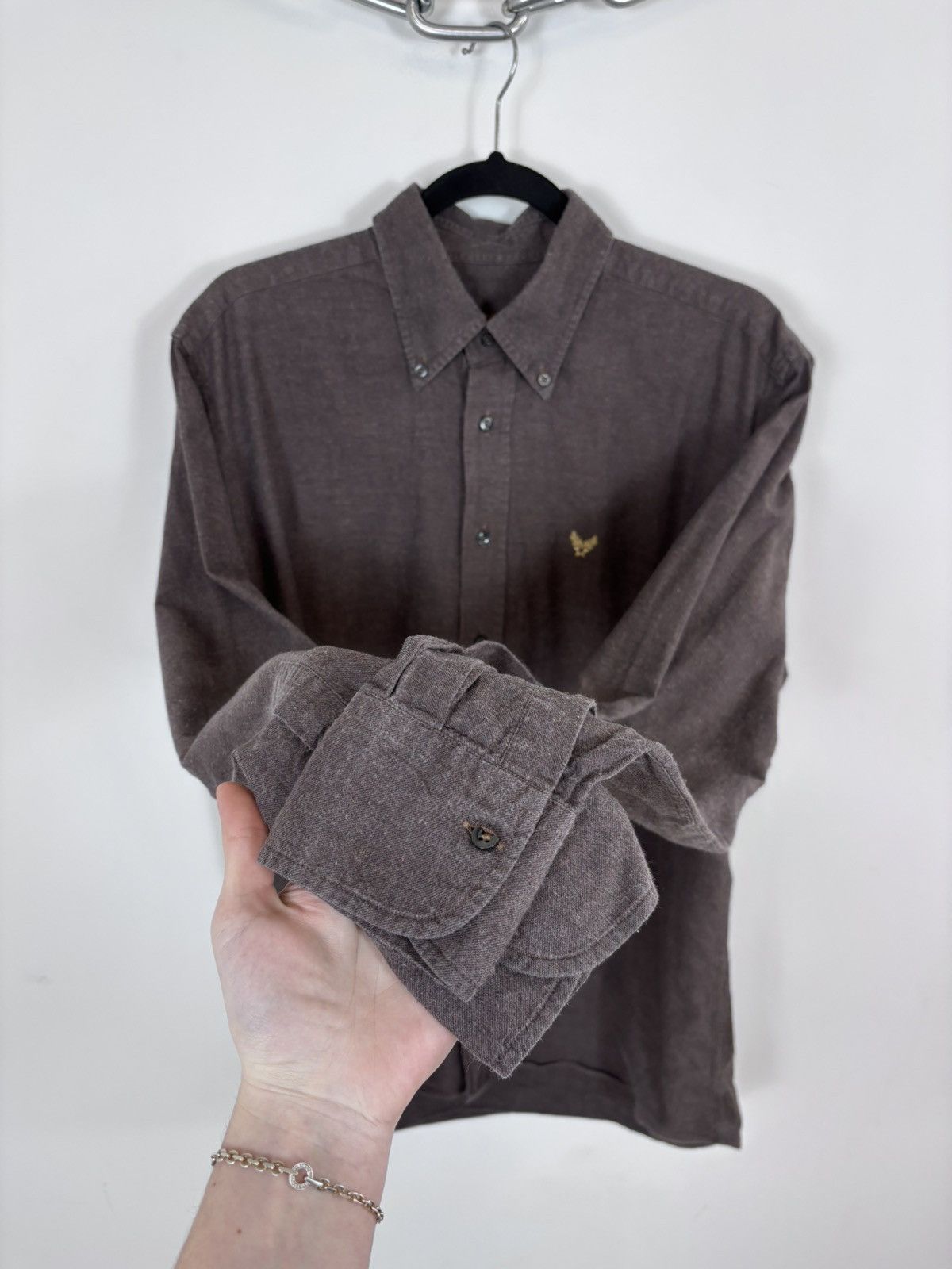Avirex Vintage Avirex USA Men’s Brown Long Sleeve Shirt Button Down Size US L / EU 52-54 / 3 - 6 Thumbnail