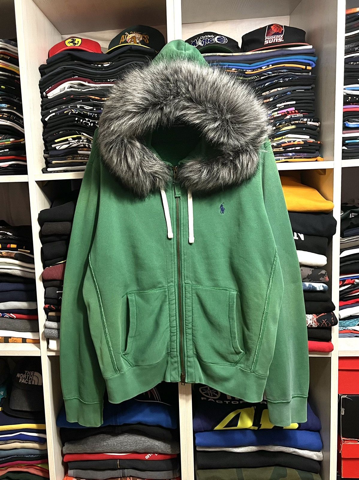 Polo Ralph Lauren Vintage Ralph Lauren If Six Was Nine LGB Vibe Fur Zip Hoodie Size US L / EU 52-54 / 3 - 8 Thumbnail