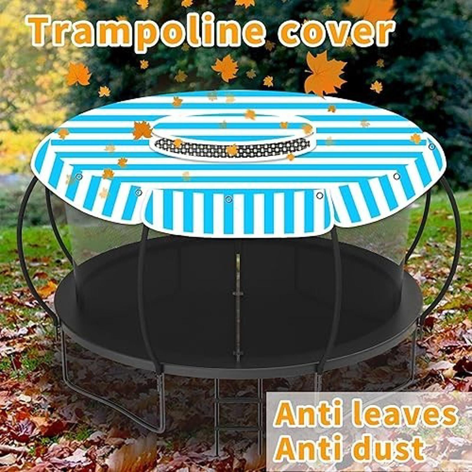 Hockey Skateboards Trampoline Shade Cover 14 Ft Round with Air Vent Anti-UV Size ONE SIZE - 7 Thumbnail