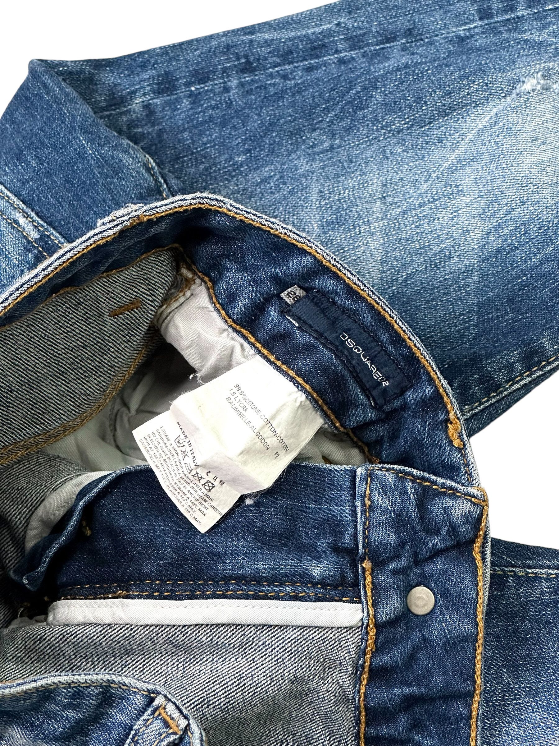 Dsquared2 Dsquared D2 big logo slim jeans Size 26" / US 2 / IT 38 - 6 Thumbnail