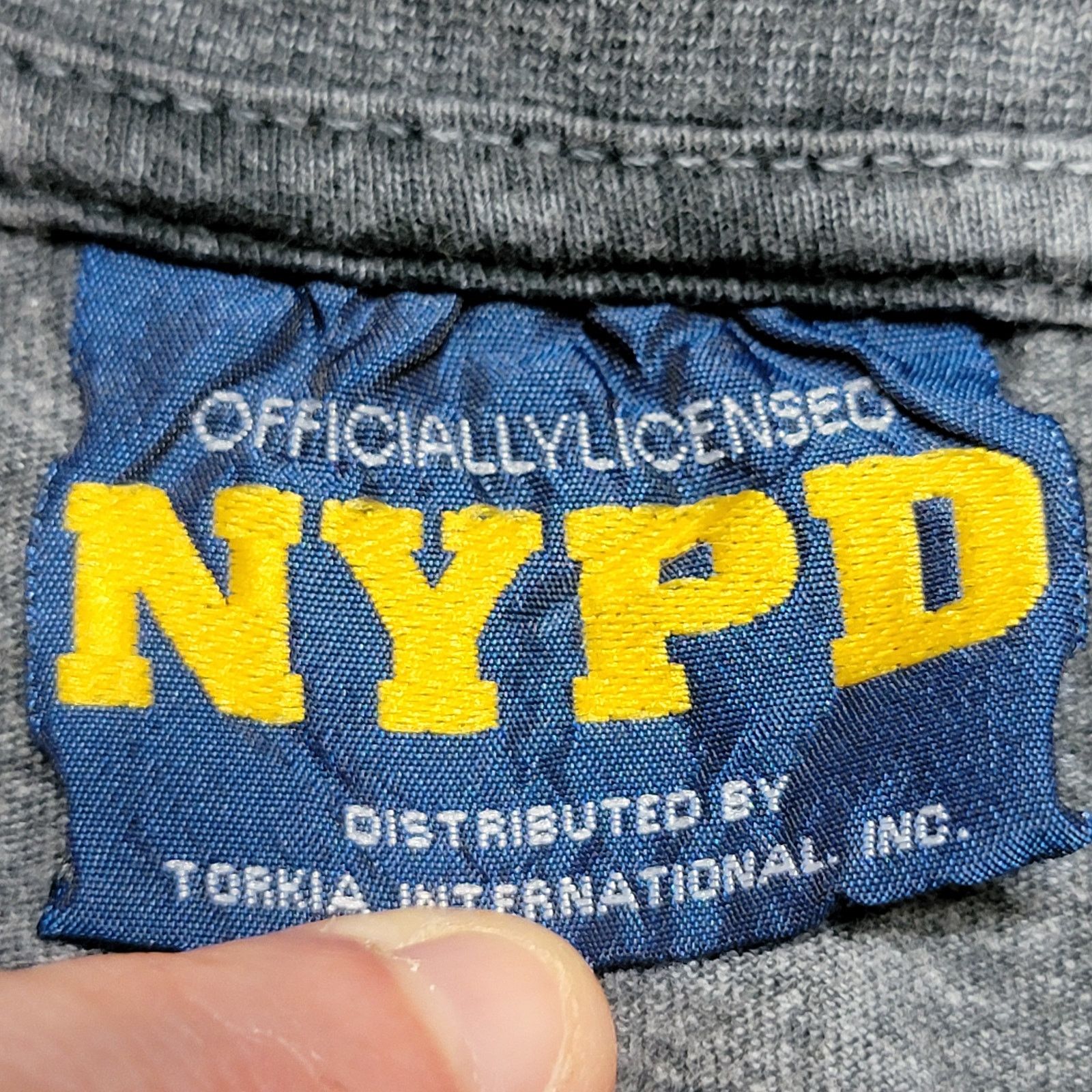 Other Officially Licensed NYPD Acid Washed NYPD Tank Top - Small Size US S / EU 44-46 / 1 - 4 Thumbnail