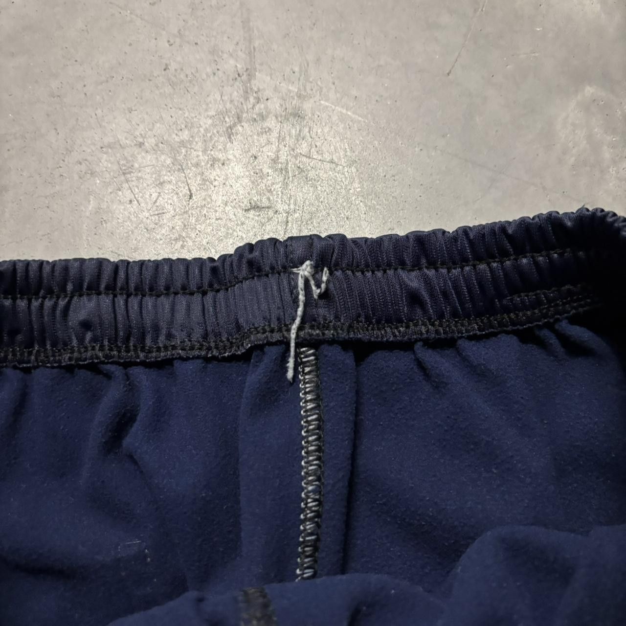 Japanese Brand × Vintage Crazy Vintage Y2K/2000s Navy Blue Striped Skater Track Pants! Size US 32 / EU 48 - 5 Thumbnail