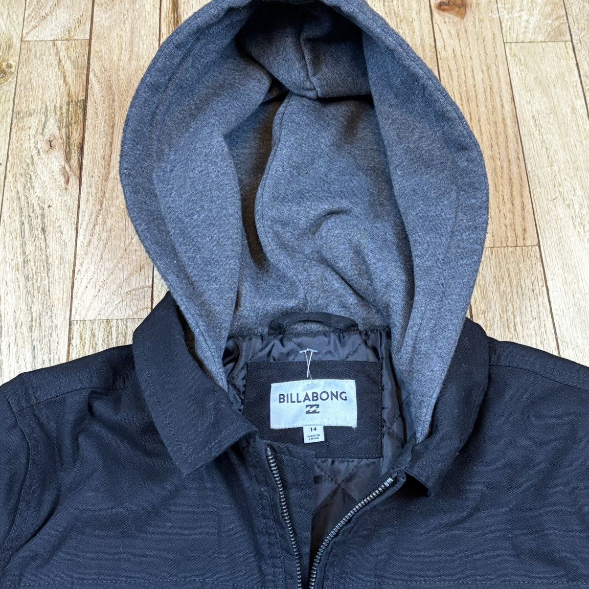 Billabong BILLABONG quilted hoodie jacket - Back - women size 14 Size L / US 10 / IT 46 - 2 Thumbnail