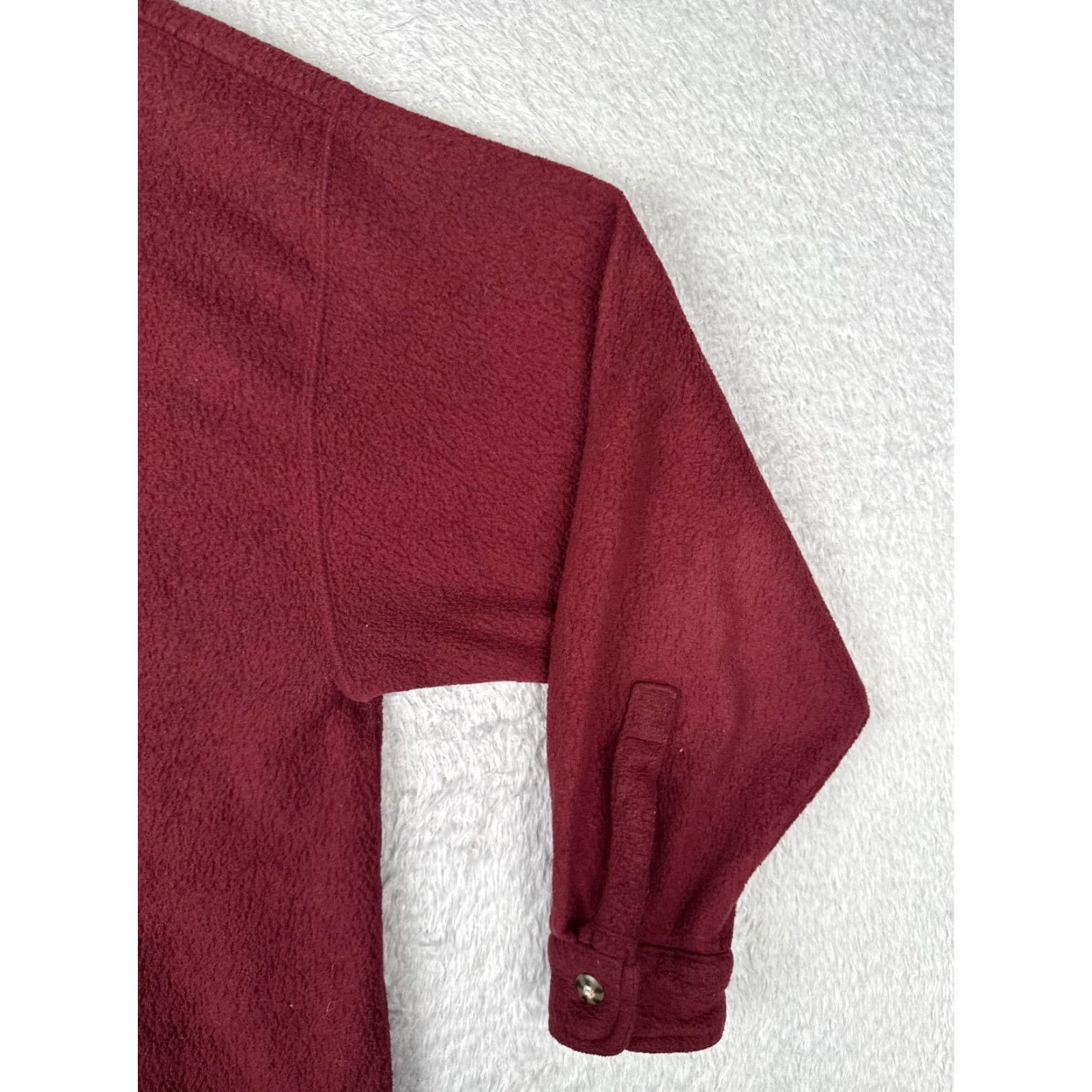 Bugle Boy VINTAGE Bugle Boy TimberLine Trail Sweater Mens L Red 1/4 Zip Pullover Poly Fleece Size US L / EU 52-54 / 3 - 2 Thumbnail