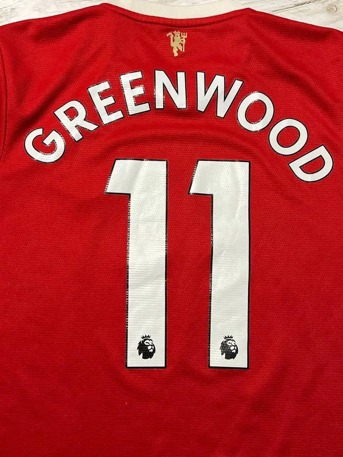 Adidas Manchester United 2021 2022 Greenwood #11 Home Shirt Jersey Size US S / EU 44-46 / 1 - 2 Thumbnail