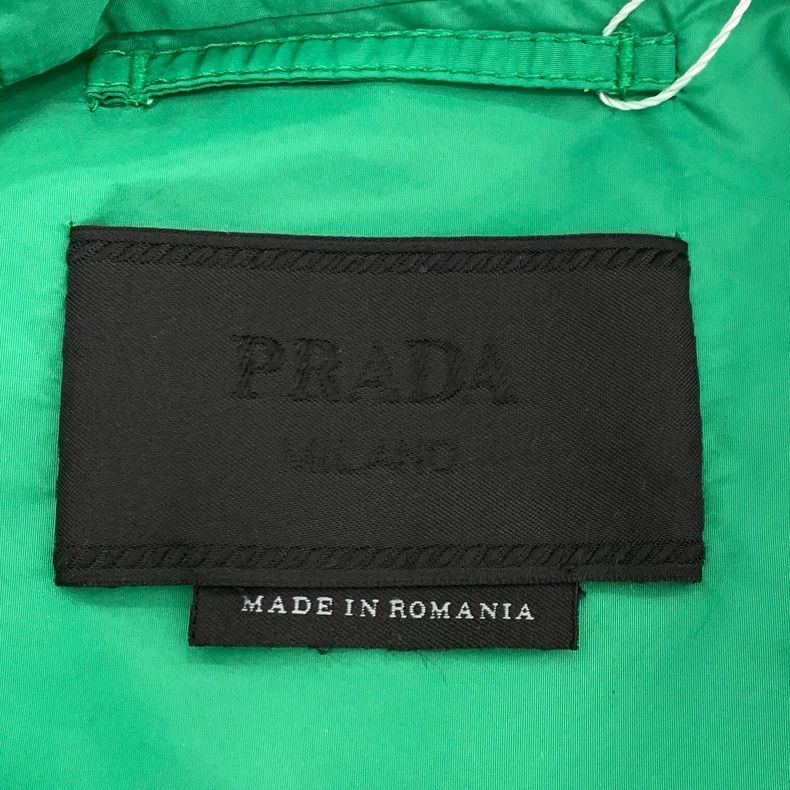 Prada Prada Green logo letter hooded zipper jacket 2501-Nextarrow Size US L / EU 52-54 / 3 - 6 Thumbnail