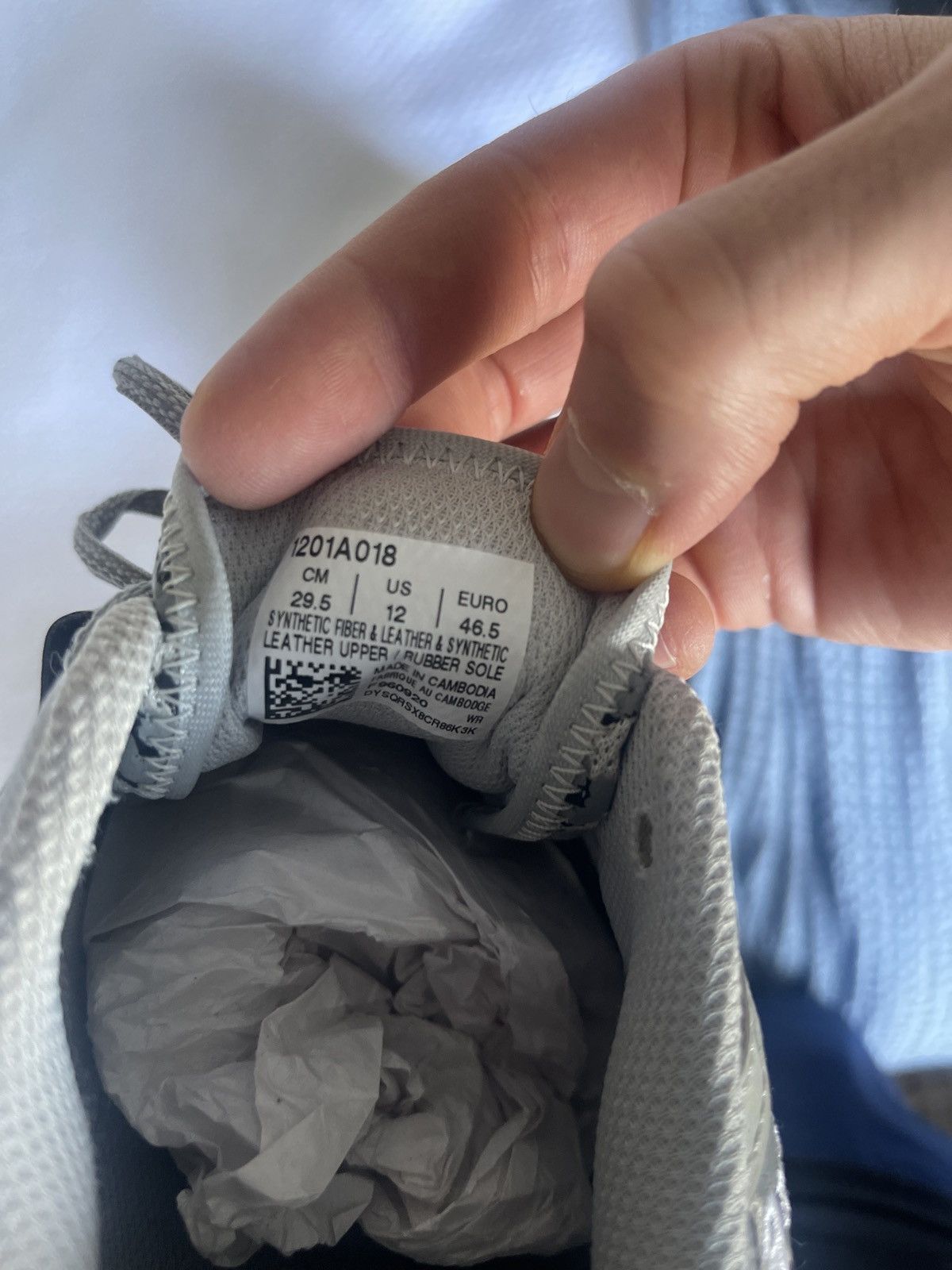 Asics Awake x Gel Preleus Cool Grey Silver Size US 12 / EU 45 - 3 Thumbnail