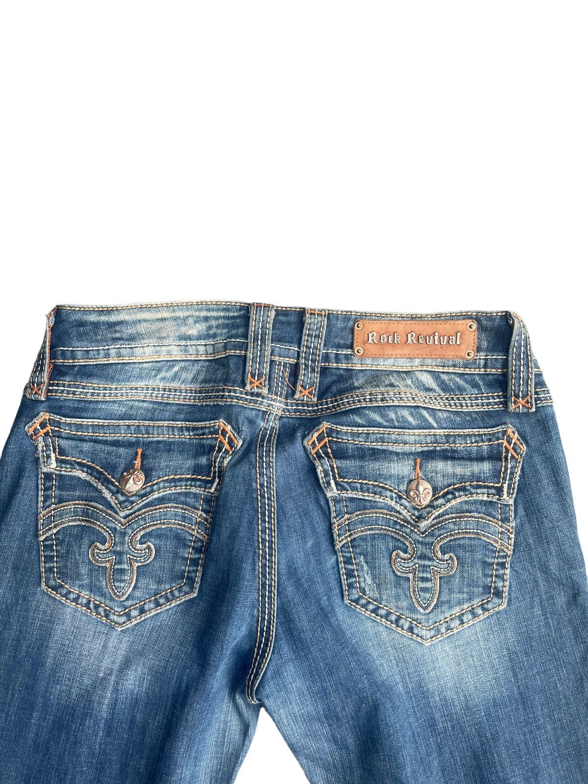 Rock Revival Rock Revival Debbie Straight Distresed Denim Size US 34 / EU 50 - 14 Thumbnail