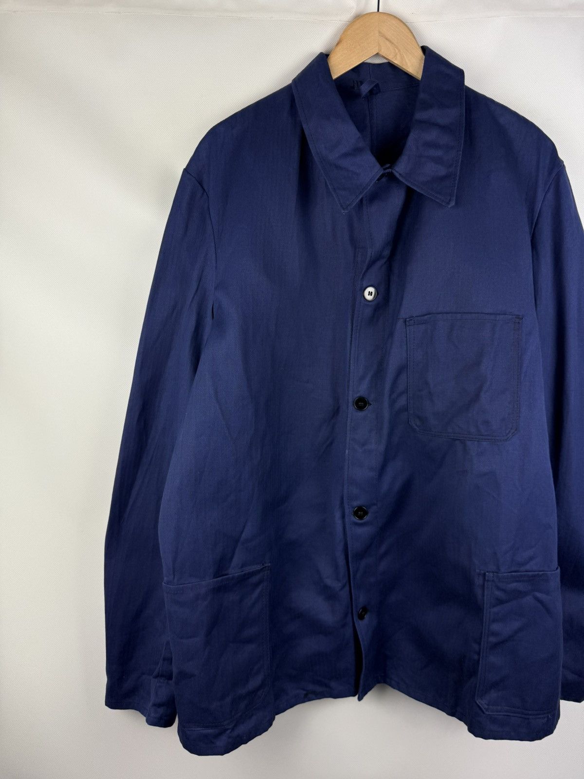 Le Laboureur Rewe Richard Weber VTG French Work Sanforize Twill Jacket Size US XXL / EU 58 / 5 - 2 Thumbnail