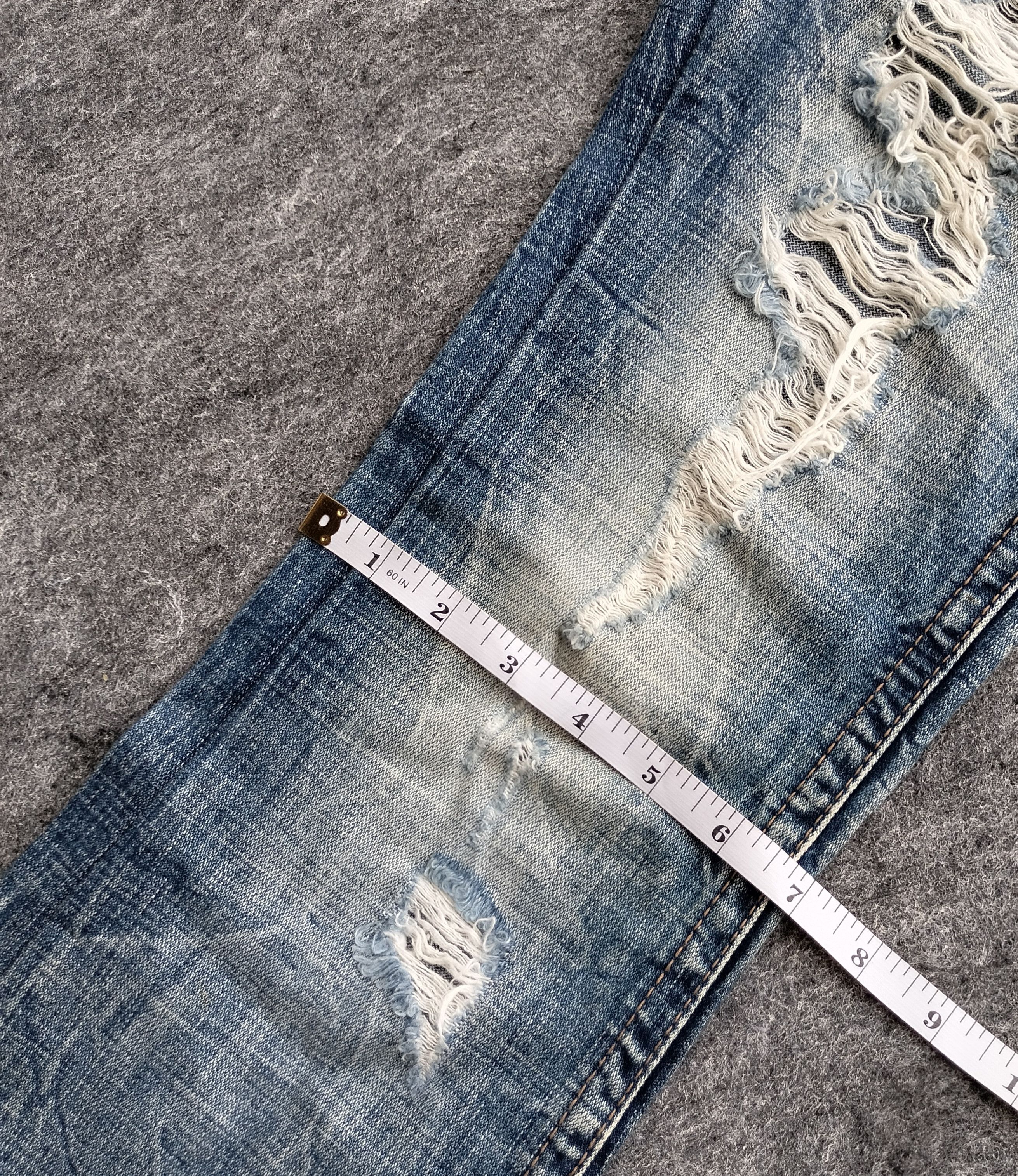 Tornado Mart Cook washed clawmarks flare jeans Size US 30 / EU 46 - 11 Thumbnail