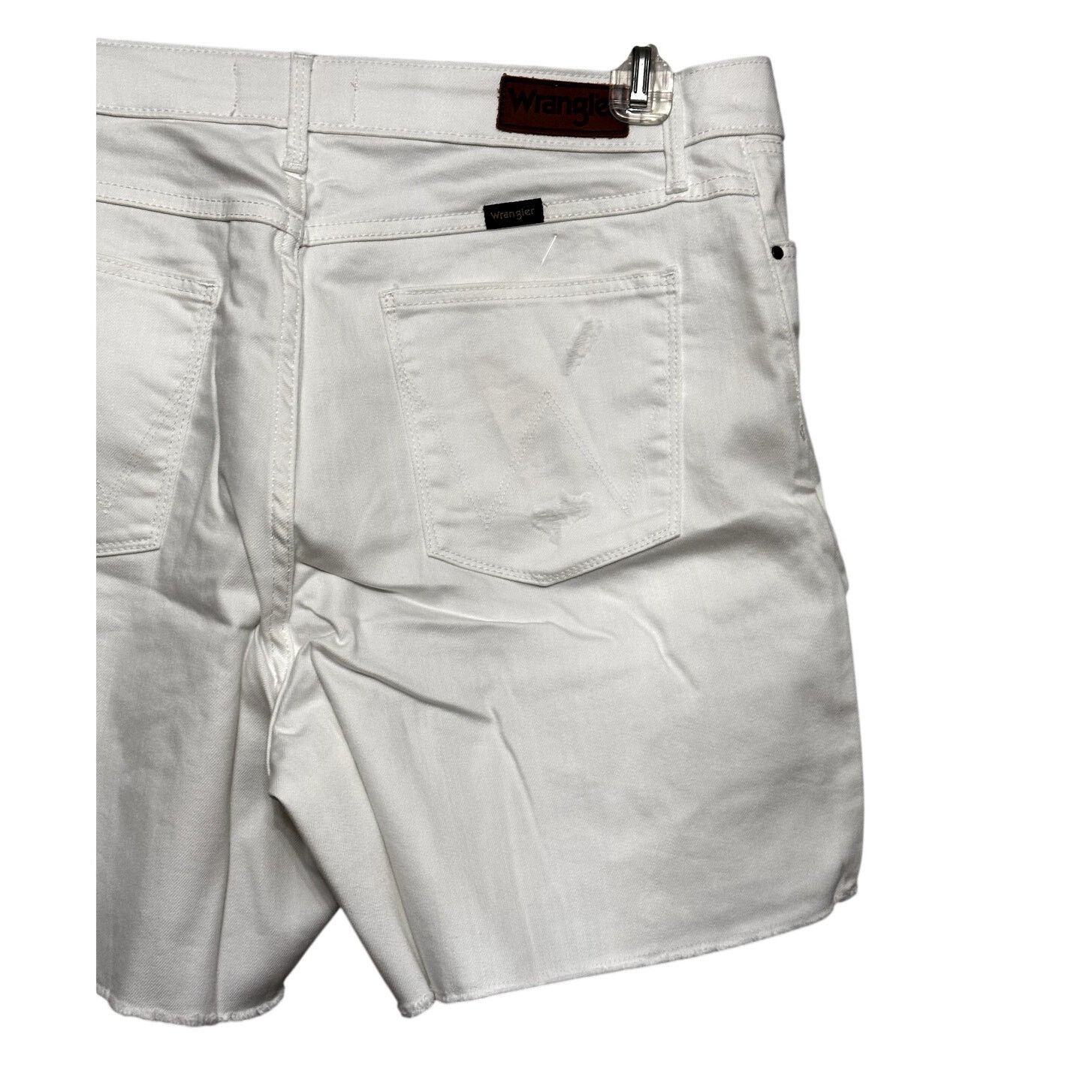 Wrangler Wrangler White 5" Relaxed Fit High Rise Shorts Jorts 14 NWT Size 36" / US 14 / IT 50 - 7 Thumbnail