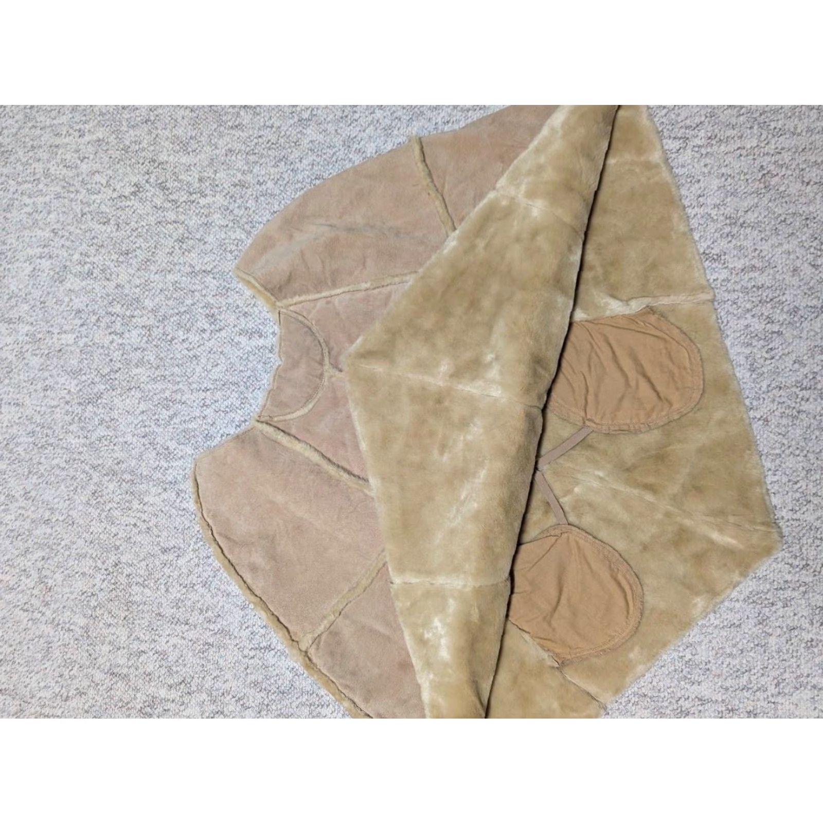 Vintage VINTAGE Wilsons Leather poncho Cape L/XL Brown Suede Leather Women Hippie Boho Modern Measured 42" x 27" x 13" Womens Size L / US 10 / IT 46 - 3 Thumbnail