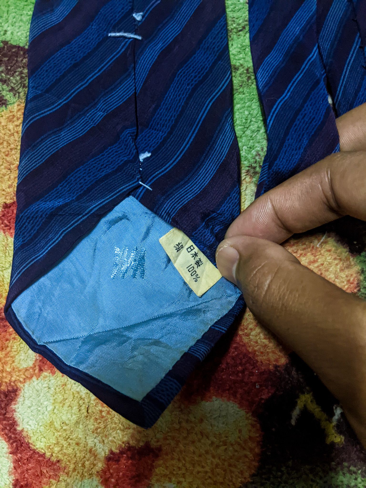 Issey Miyake Vintage Issey Miyake Silk Tie Size ONE SIZE - 3 Thumbnail