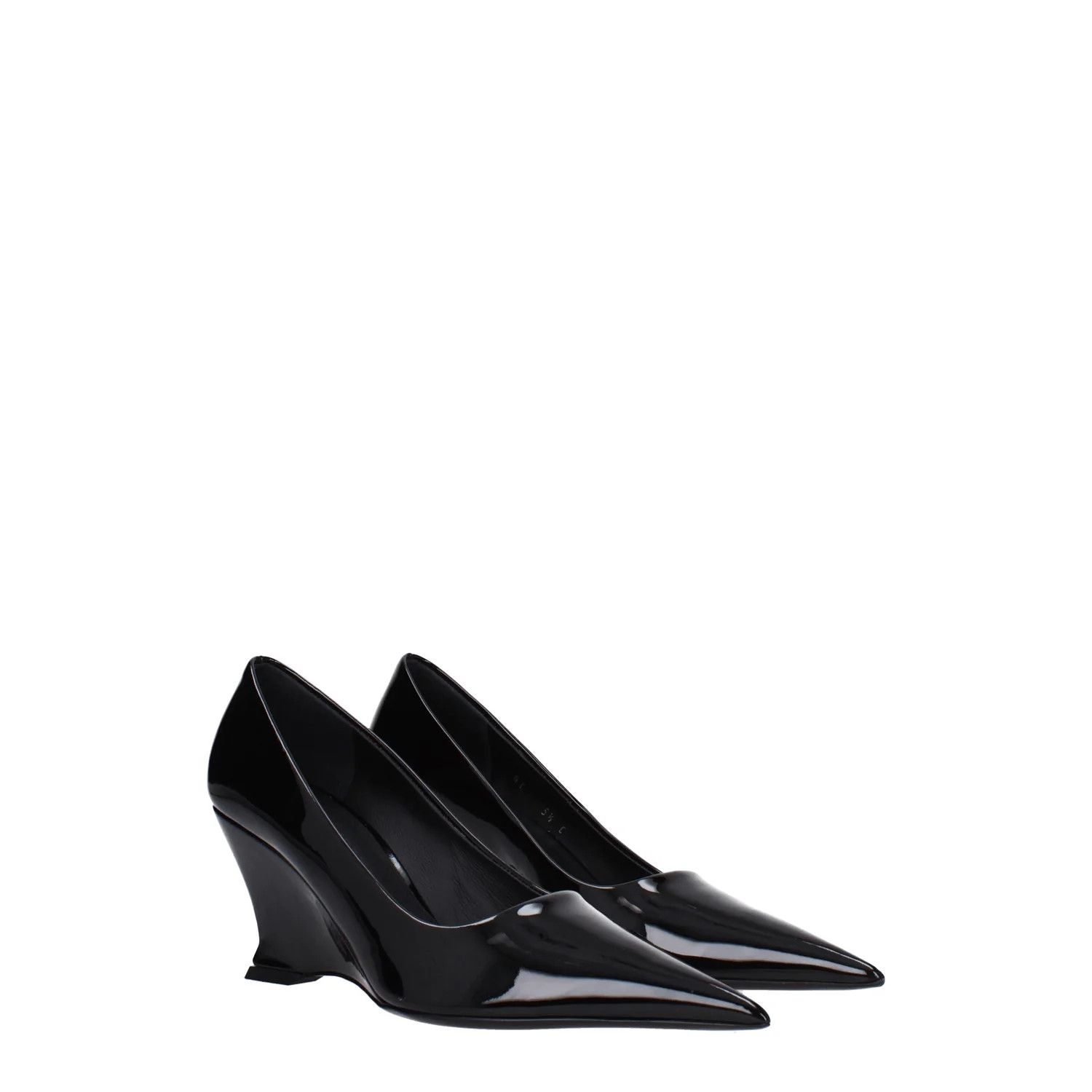 Salvatore Ferragamo ob1o1e1224 Patent Leather Pumps in Black Size US 5.5 / IT 35.5 - 2 Thumbnail