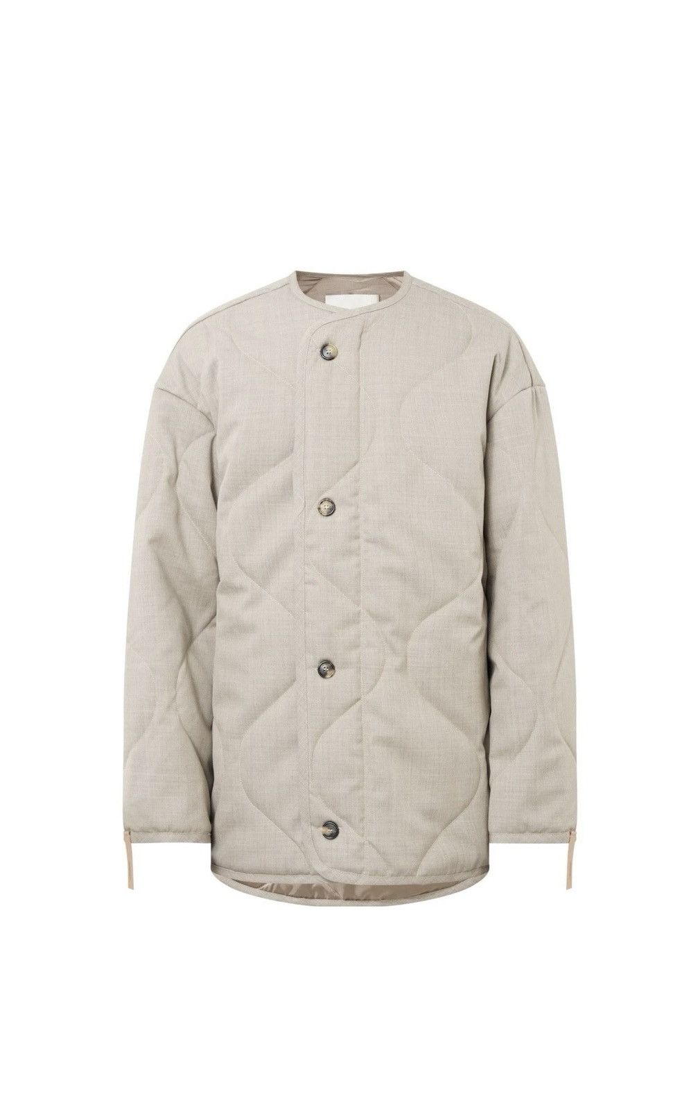 JW Anderson quilted button coat Beige Size XL X-large Wool