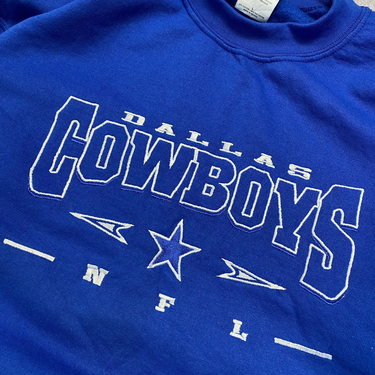 NFL Vintage NFL Dallas Cowboys Big Logo 90’s sweatshirt Size US L / EU 52-54 / 3 - 3 Thumbnail
