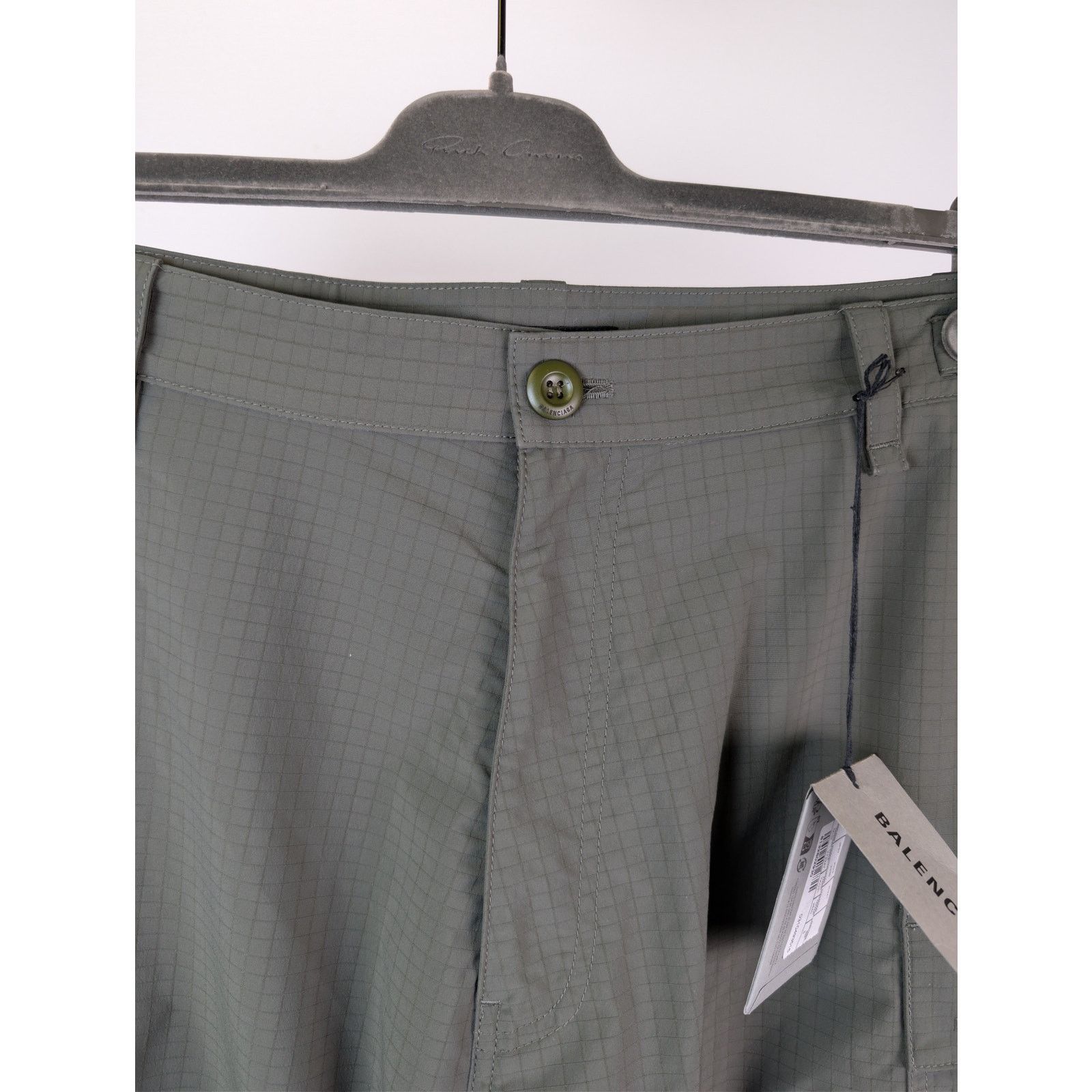 Balenciaga o1rshd1 Light Cargo Pants in Green Size US 30 / EU 46 - 7 Thumbnail