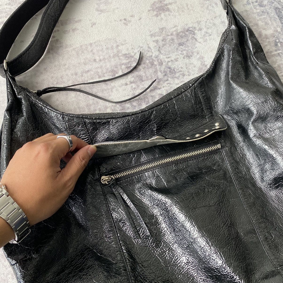 If Six Was Nine × Japanese Brand × Le Grande Bleu (L.G.B.) Bagatello Faux Leather Shoulder Bag Issey Miyake Style Size ONE SIZE - 13 Thumbnail