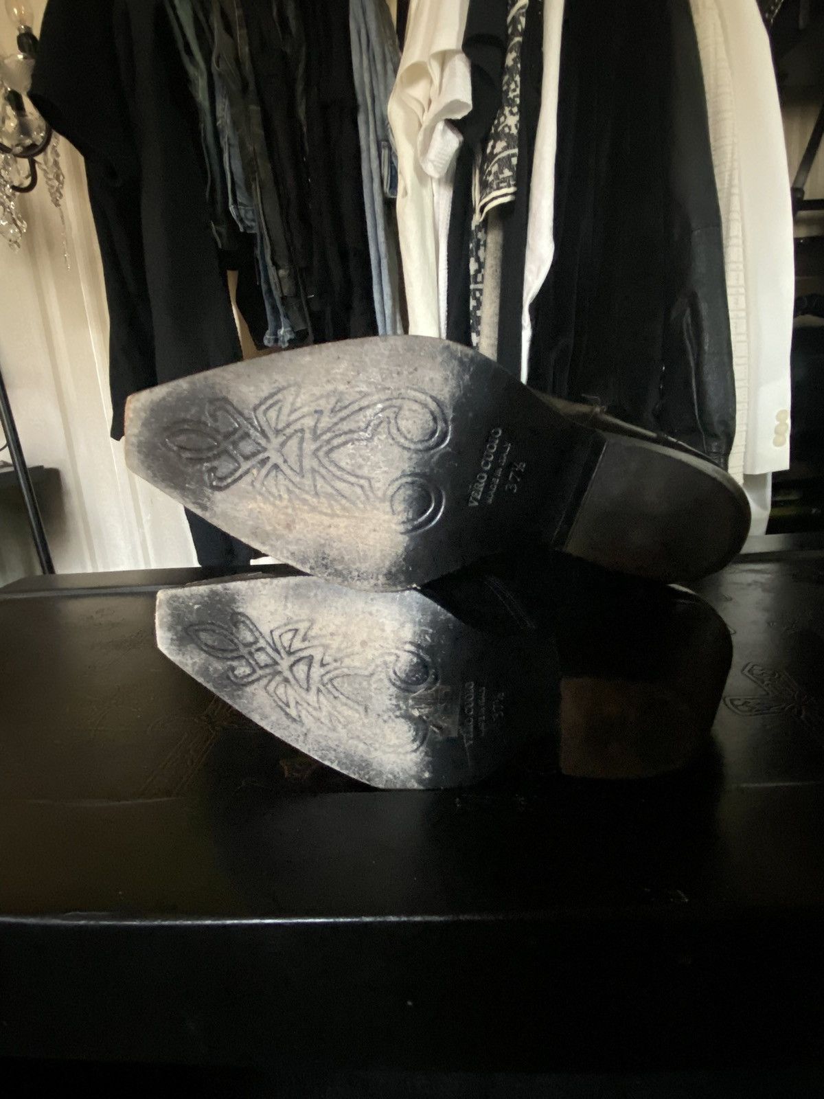 Free People Italian-crafted metal tip leather boots Size US 7.5 / IT 37.5 - 6 Thumbnail