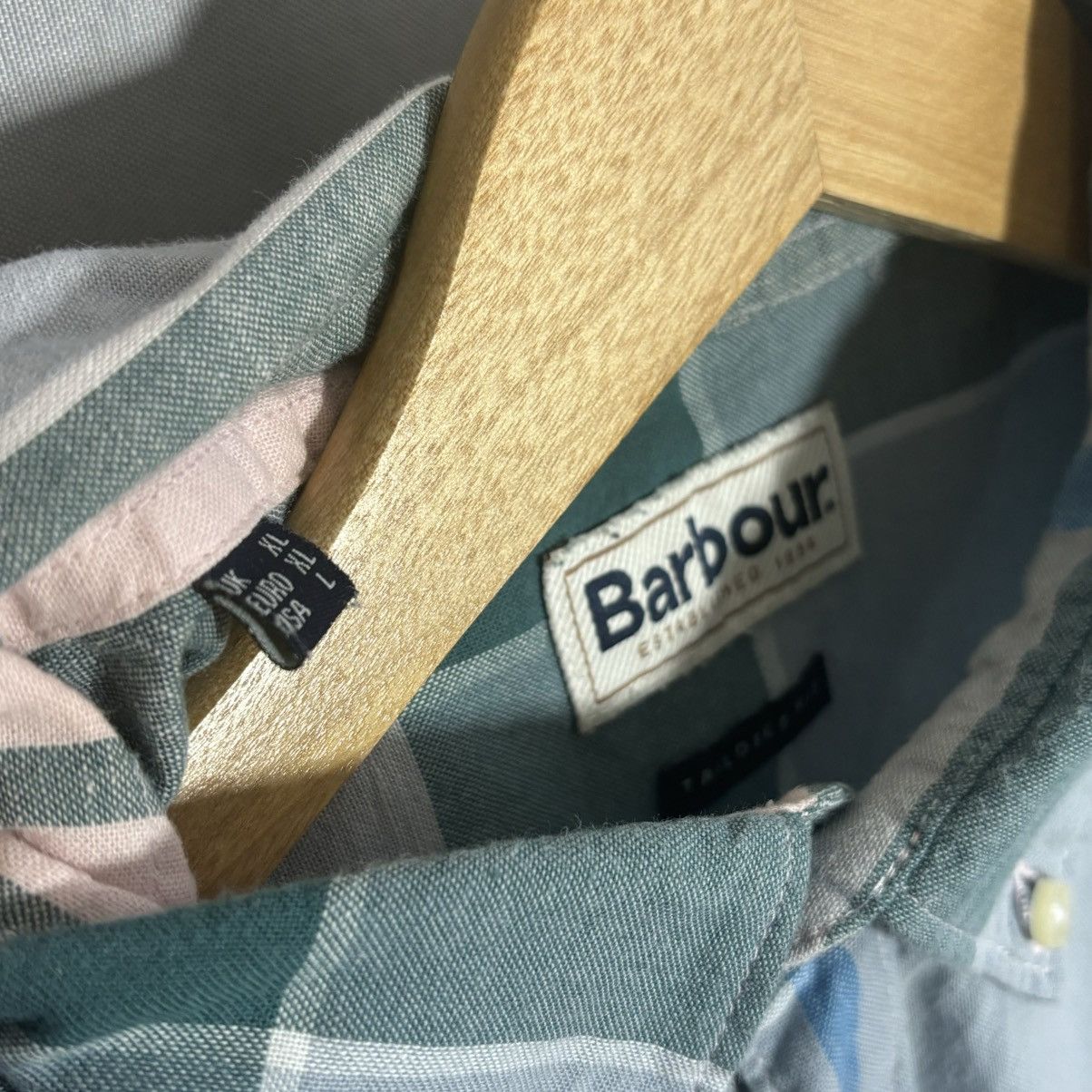 Barbour Barbour shirt streetwear button up xl casual rare Size US XL / EU 56 / 4 - 5 Thumbnail