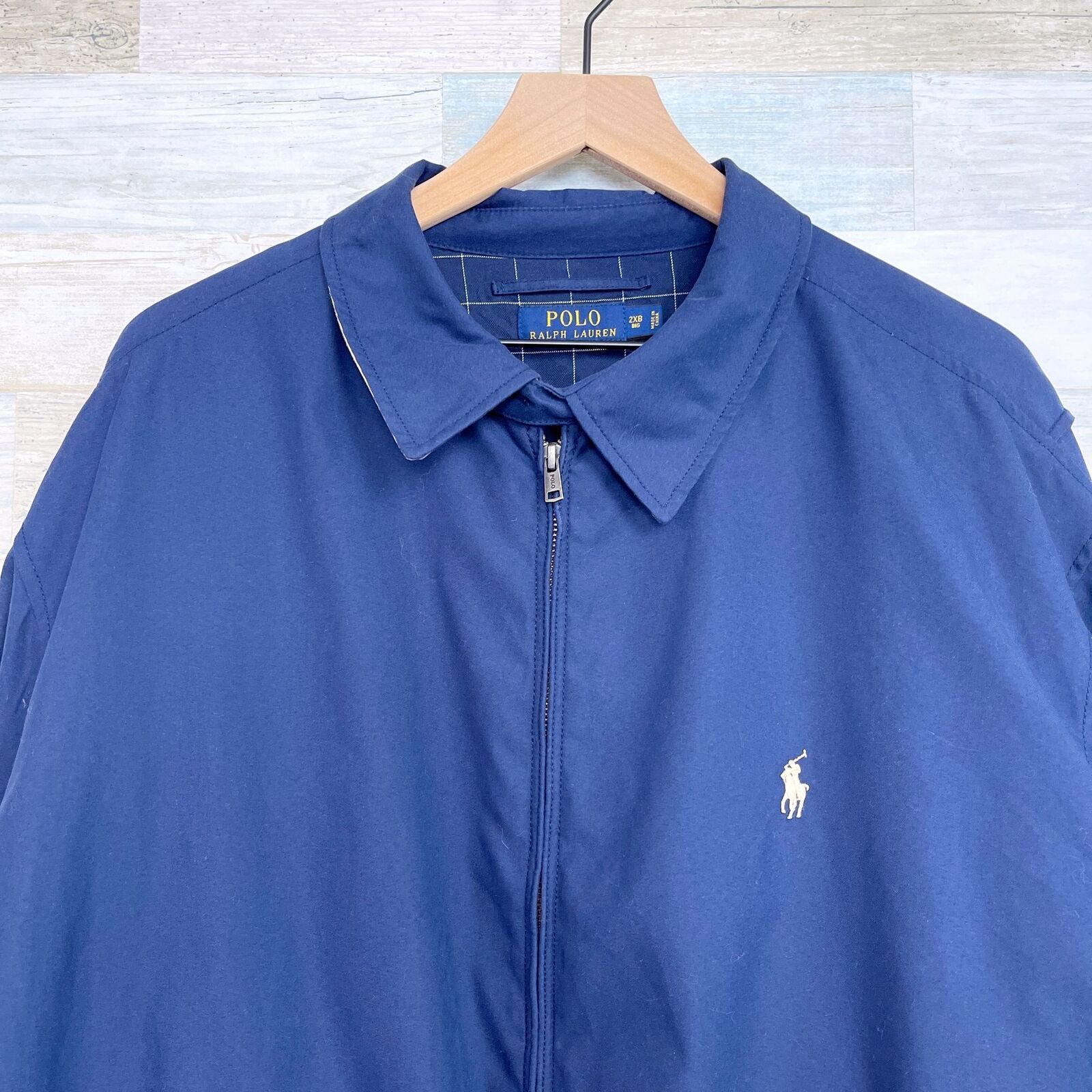 Polo Ralph Lauren POLO Ralph Lauren Golf Bi-Swing Windbreaker Jacket Blue 2XB Size US XXL / EU 58 / 5 - 2 Thumbnail