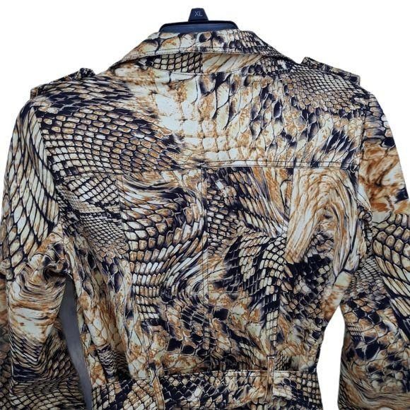 Vintage Vtg Cache Jacket Blazer Sz L Belted Punk Unique Rare Dragon Size L / US 10 / IT 46 - 7 Thumbnail
