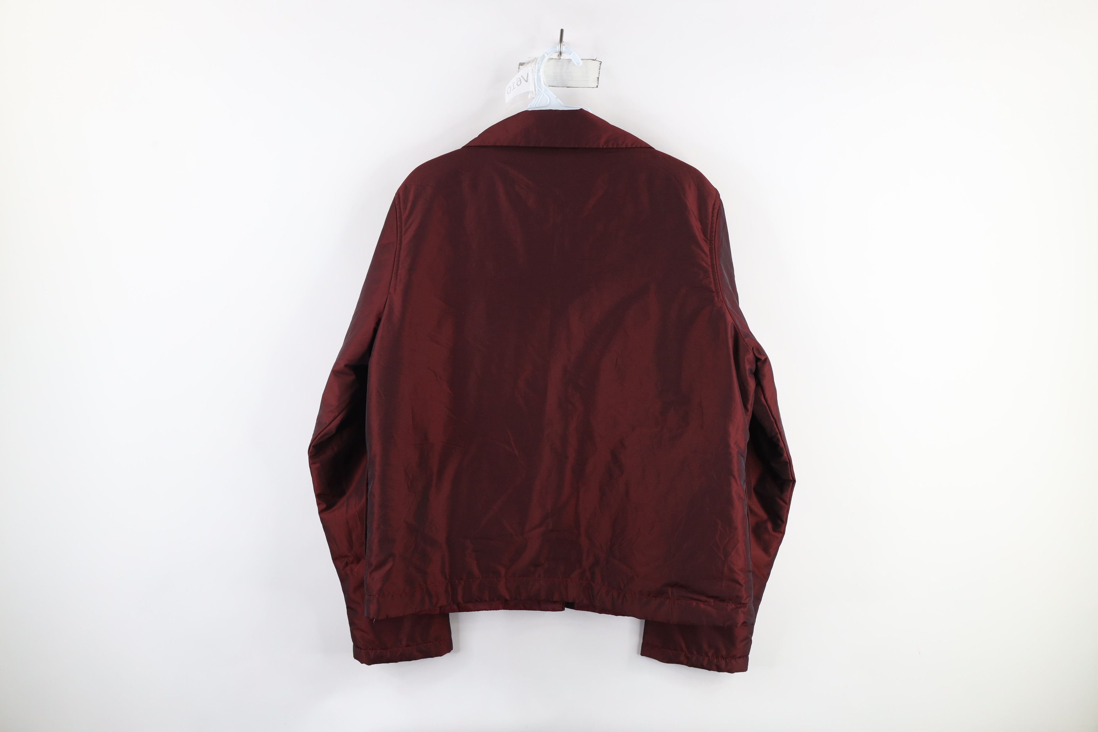 Esprit × Vintage Vintage 90s Esprit Blank Chromatic Full Button Jacket Red Size L / US 10 / IT 46 - 9 Thumbnail