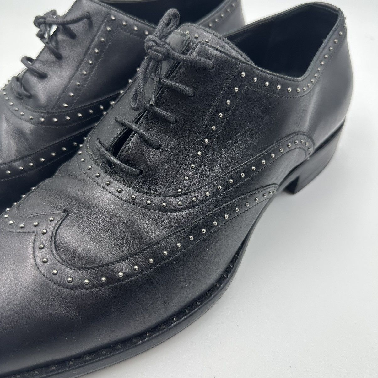 Saint Laurent Paris Saint Laurent Studded Oxford Shoes Size US 12.5 / EU 45-46 - 2 Thumbnail