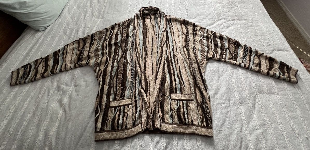 Kapital Kapital Men’s Cotton - Jacquard Open Knit Sweater Size US L / EU 52-54 / 3 - 4 Thumbnail