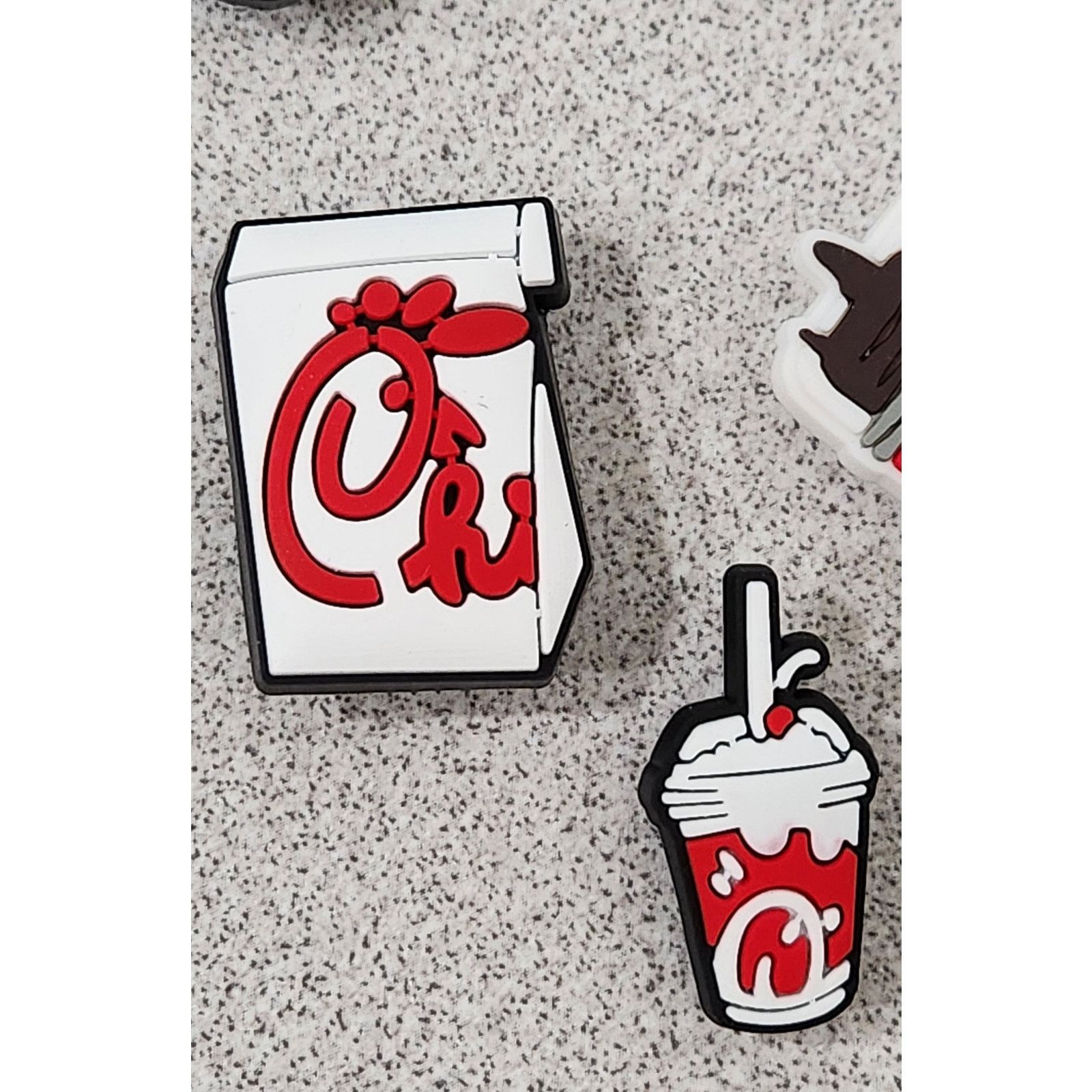 Other Chic Fil A 8 Pc Shoe Charms for Crocs NWOTS 3 Available Size ONE SIZE - 2 Thumbnail