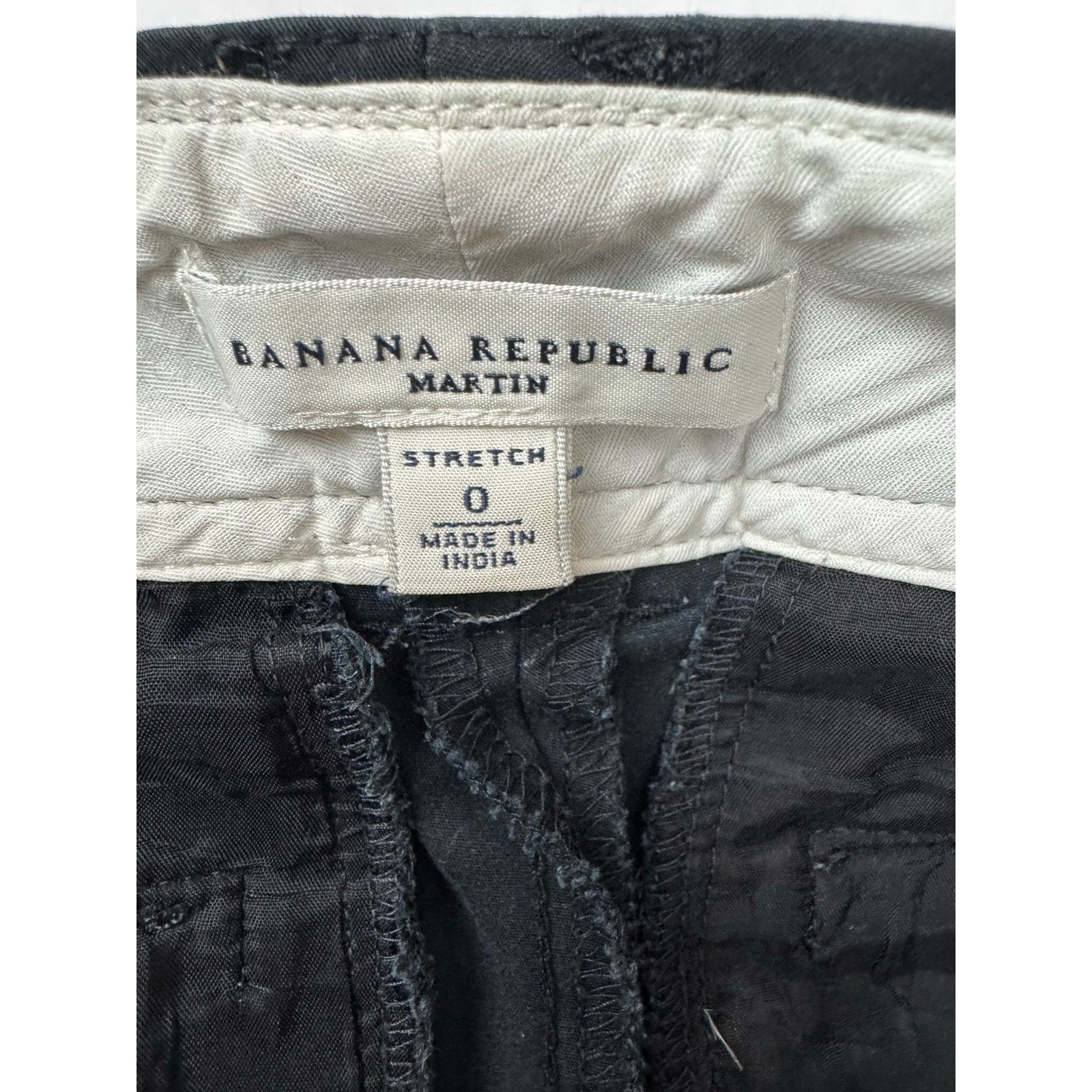 Banana Republic Y2K Banana Republic Martin Low-Rise Pants Career Black 0 Size 25" / US 0 / IT 36 - 7 Thumbnail