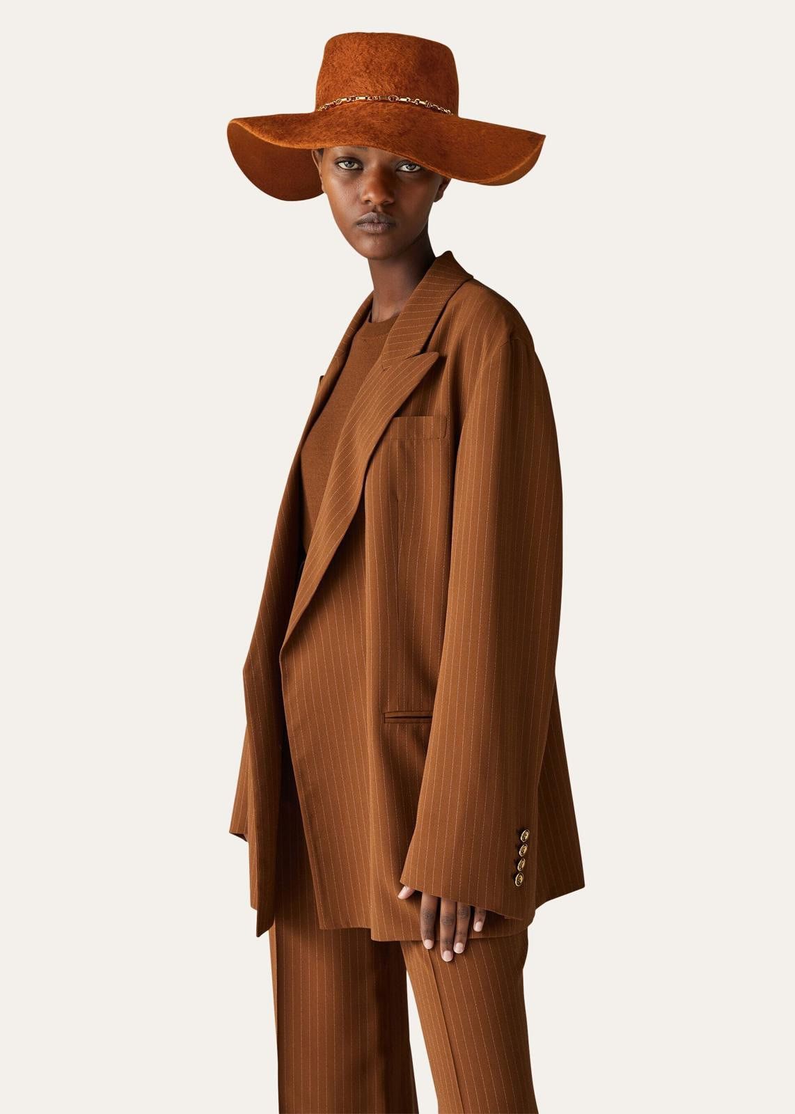 Loro Piana o1srvl11e0325 FAN4626 Size: OS / Evie Hat / Cap in Brown Size ONE SIZE - 4 Thumbnail