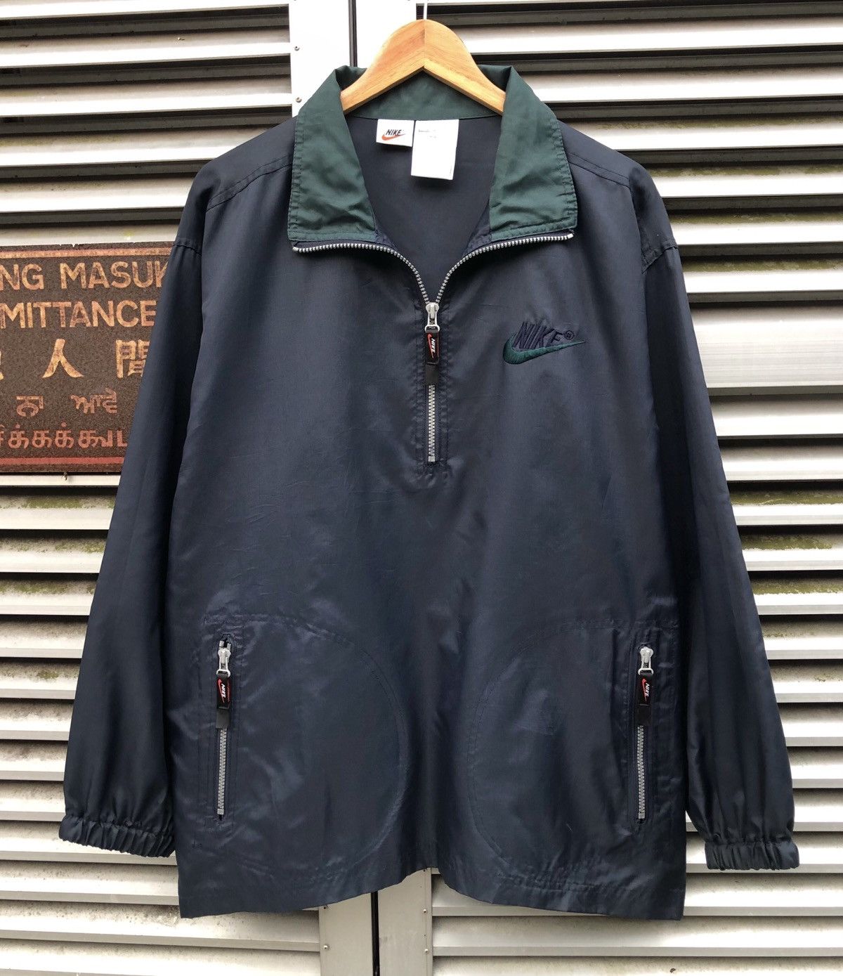 Nike × Vintage Vintage Nike 90s Half-Zip Nylon Pullover