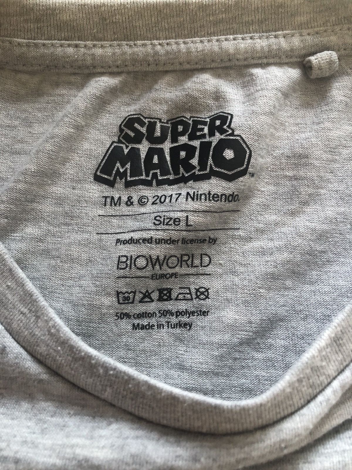 Japanese Brand × Nintendo × Vintage NINTENDO SUPER MARIO DESIGN TEE SHIRT Size US M / EU 48-50 / 2 - 3 Thumbnail