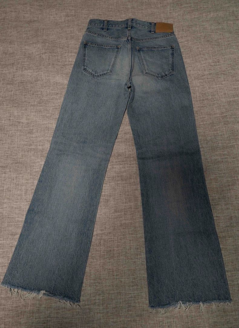 Celine CELINE Washed raw blue jeans Size 25" / US 0 / IT 36 - 2 Thumbnail