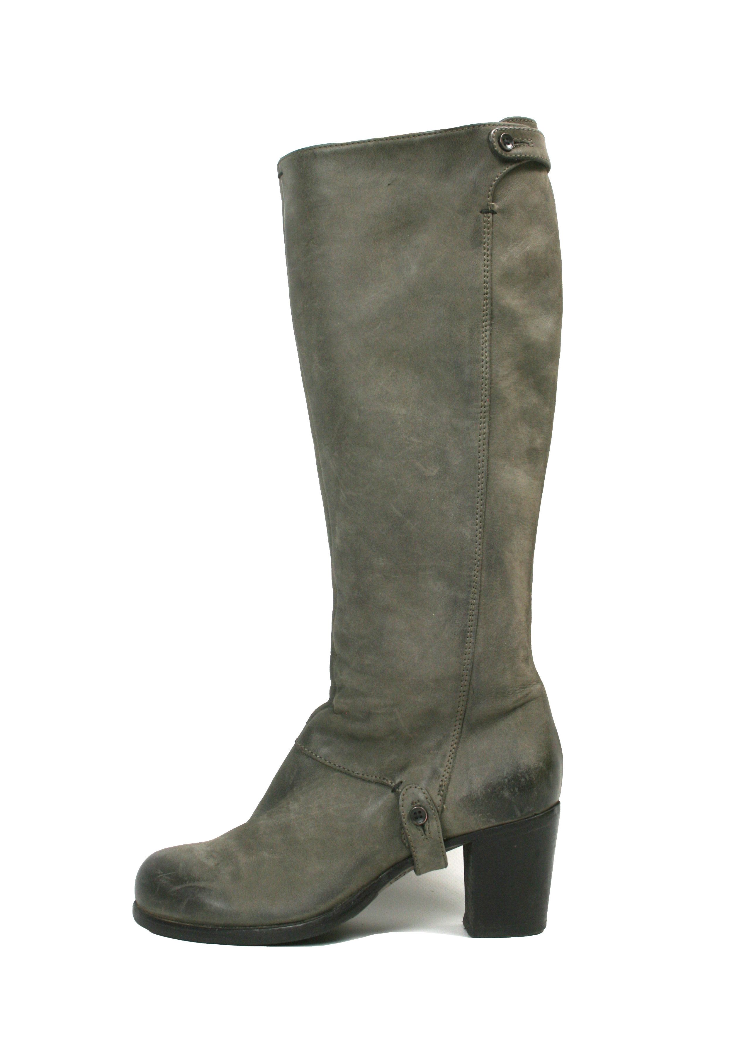 Pantanetti Avant Garde Leather Knee High Boots Size US 8 / IT 38 - 3 Thumbnail