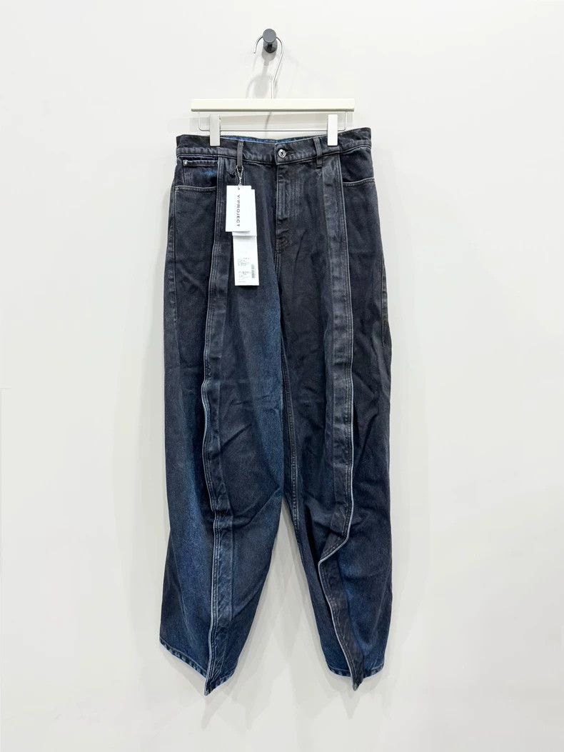 Yohji Yamamoto Y/project Double Layer Banana Jeans Size US 31 - 1 Thumbnail